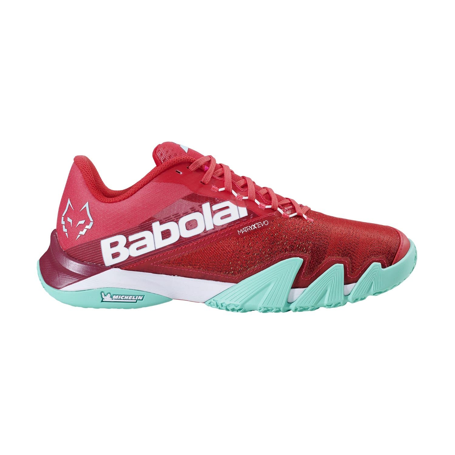 کفش پدل مردانه Babolat Jet Premura 2 Lebron، سفید/قرمز (داهلیا)، سایز 48 EU و 45 EU، رنگ قرمز، تعداد 2