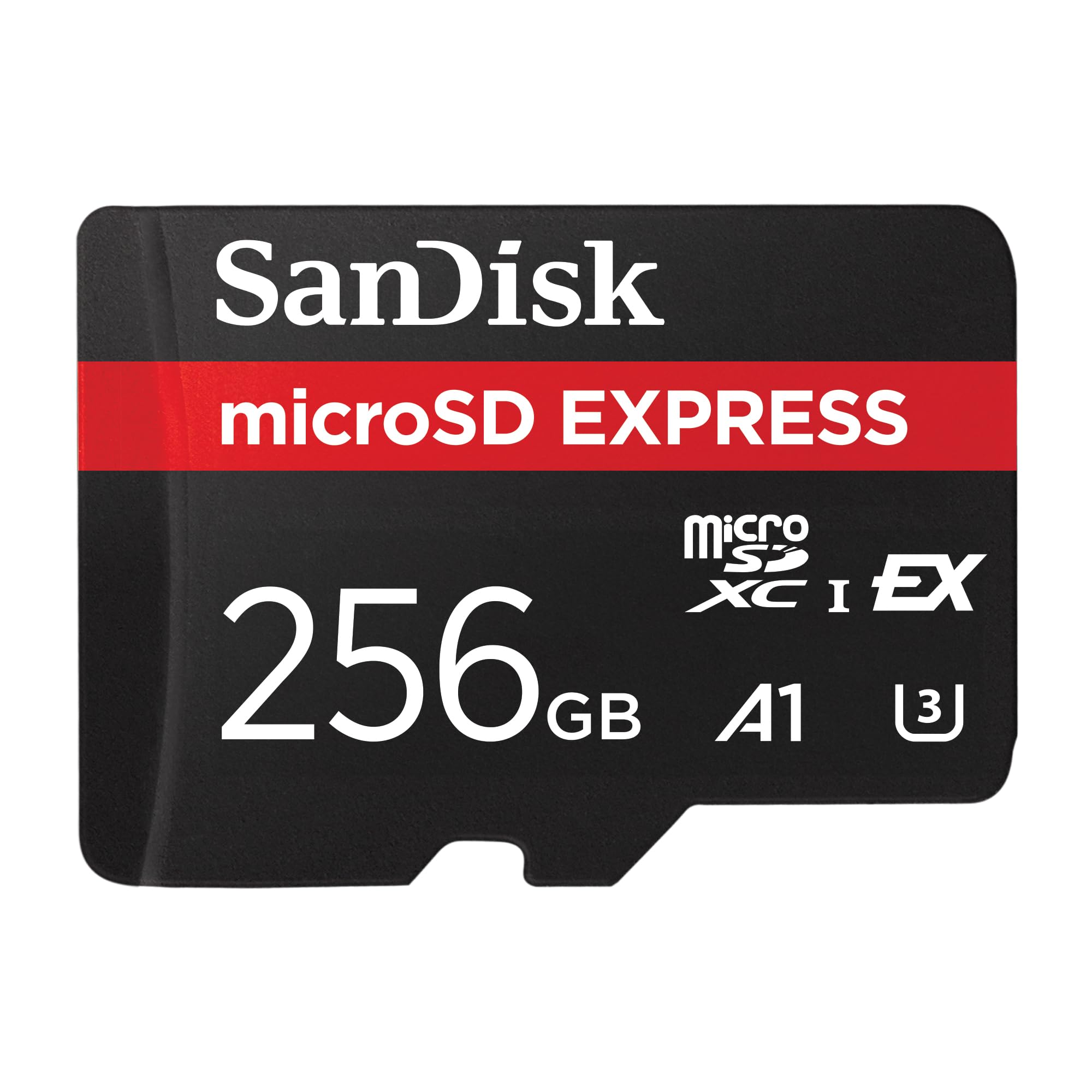 کارت حافظه SanDisk Express microSD 256GB، تا 880 مگابایت در ثانیه خواندن، تا 650 مگابایت در ثانیه نوشتن، نوشتن مداوم تا 210 مگابایت در ثانیه، U3، C10 - SDSQXFN-256G-GN4NN 256 گیگابایت