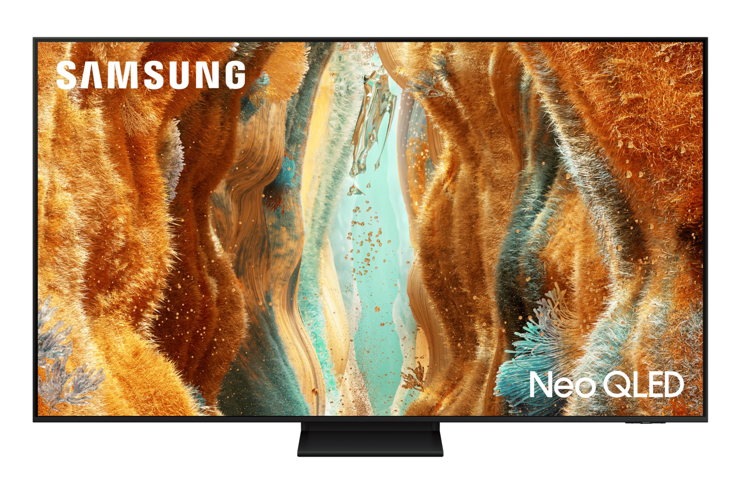 تلویزیون سامسونگ 85 اینچ Neo QLED، QN70F، 4K، Mini LED، پردازنده هوش مصنوعی NQ4 Gen2، تکنولوژی ماتریس کوانتوم ، نازک، شتاب‌دهنده حرکت 144Hz، تلویزیون هوشمند Samsung Vision AI، QA85QN70FAUXZN (نسخه 2025 - نسخه امارات متحده عربی)