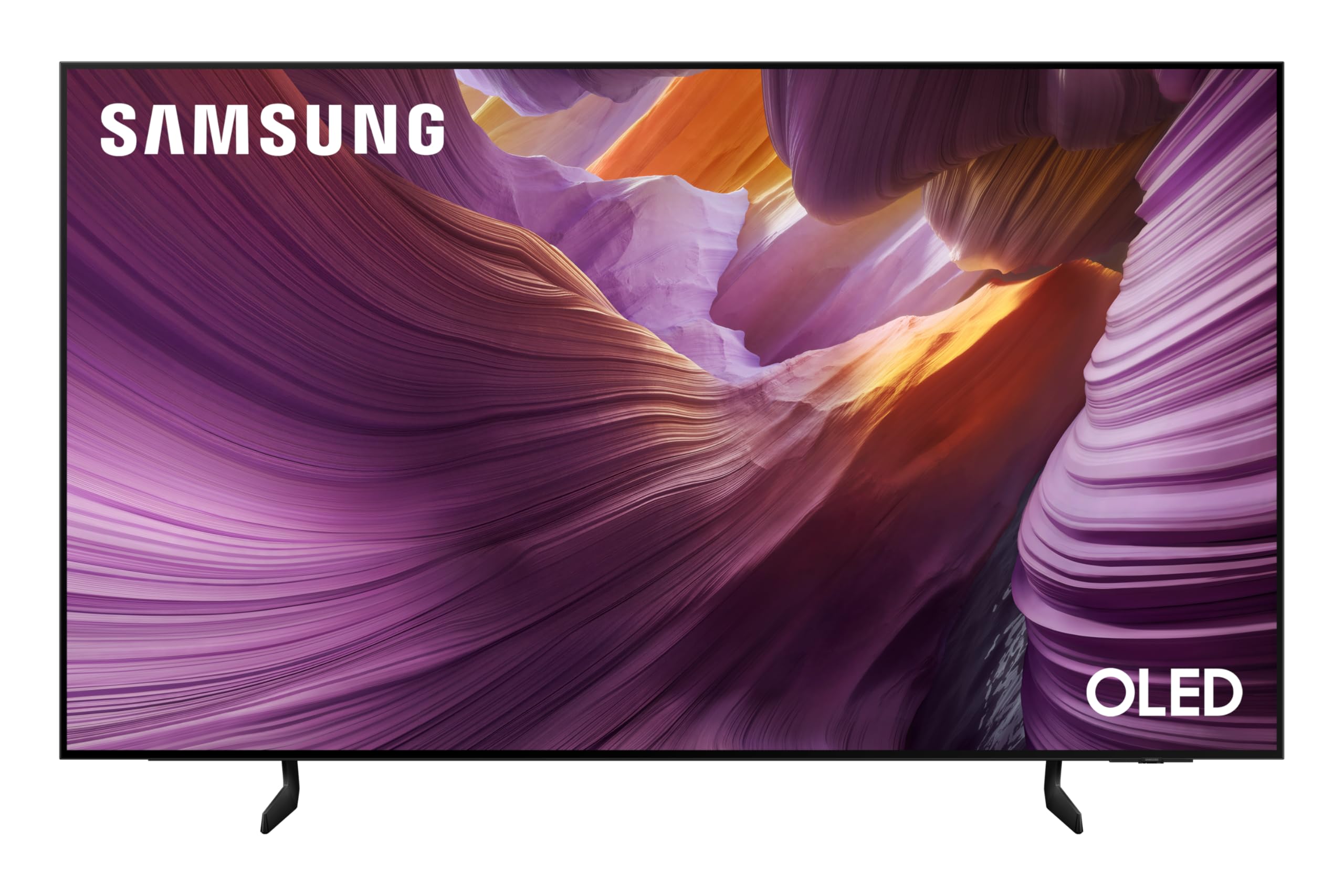 تلویزیون 83 اینچ سامسونگ OLED، مدل S85F، با رزولوشن 4K، پردازنده NQ4 هوش مصنوعی نسل دوم، ارتقا به 4K با هوش مصنوعی، HDR OLED، تایید شده توسط PANTONE، تلویزیون هوش مصنوعی سامسونگ Vision AI، مدل QA83S85FAEXZN (نسخه 2025 - امارات متحده عربی)