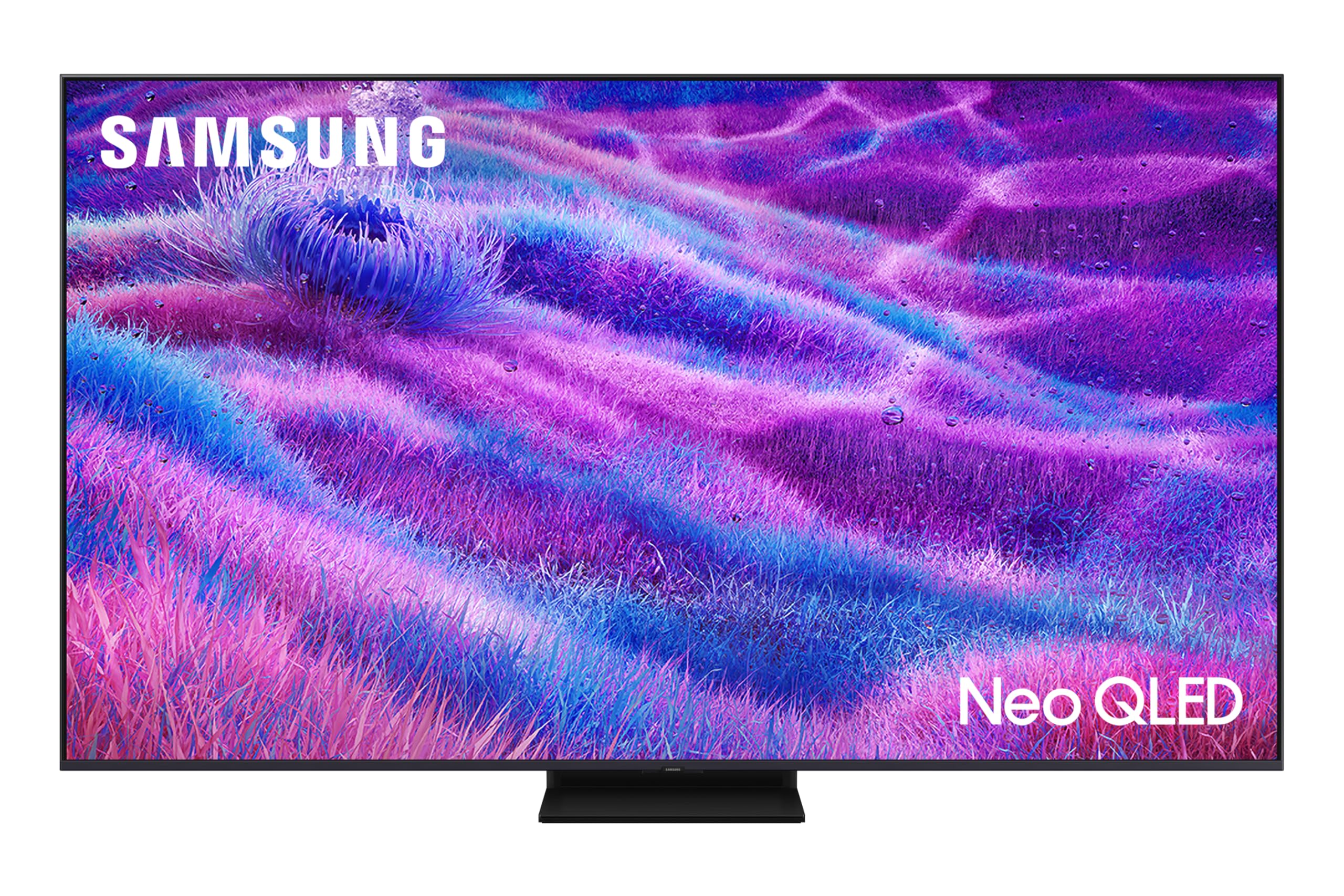 تلویزیون سامسونگ 75 اینچ Neo QLED، مدل QN80F، 4K، Mini LED، پردازنده NQ4 AI Gen2، هسته فناوری ماتریس کوانتوم، ارتقا به 4K با هوش مصنوعی، Dolby Atmos، تلویزیون هوشمند Samsung Vision AI، مدل QA75QN80FAUXZN (نسخه 2025 - امارات متحده)