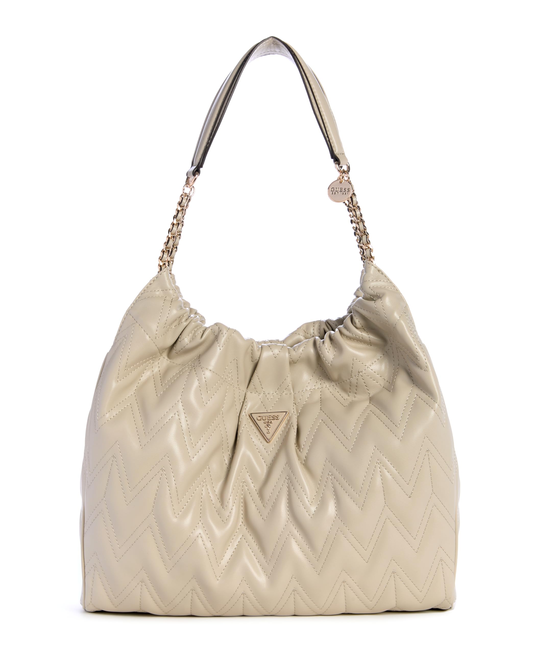 کیف دستی بزرگ زنانه GUESS مدل Eda اندازه یک حجم رنگ توپه