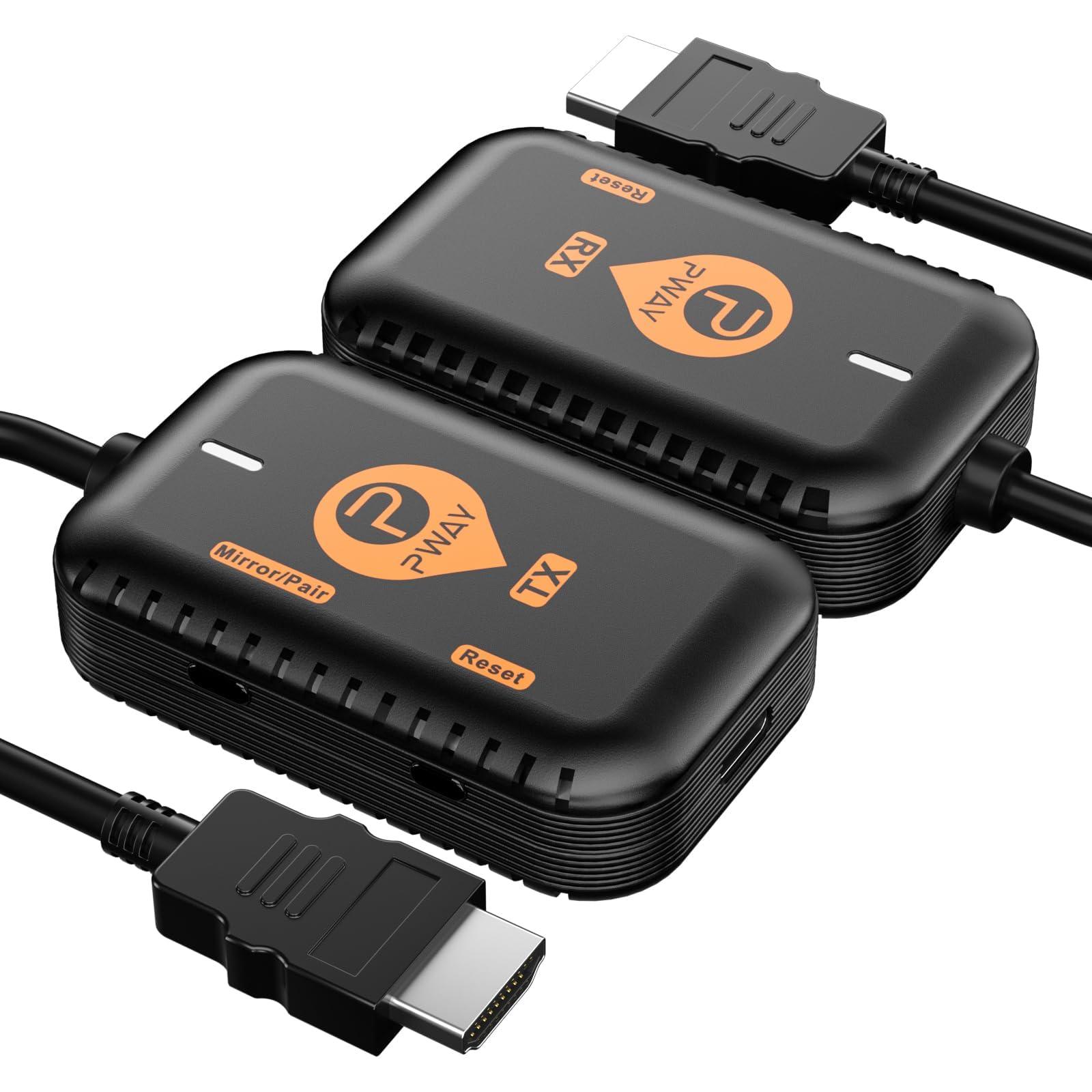 سلام. مترجم گوگل هستم، لطفاً صبر کنید. 
KASTWAVE تبدیل‌کننده بی‌سیم HDMI، فرستنده و گیرنده HDMI بی‌سیم، پشتیبانی از فرکانس 2.4/5 گیگاهرتز برای پخش ویدیو و صدا به تلویزیون/پرژکتور/مانیتور از لپتاپ/کامپیوتر شخصی/جعبه کابل - 98 فوت/30 متر