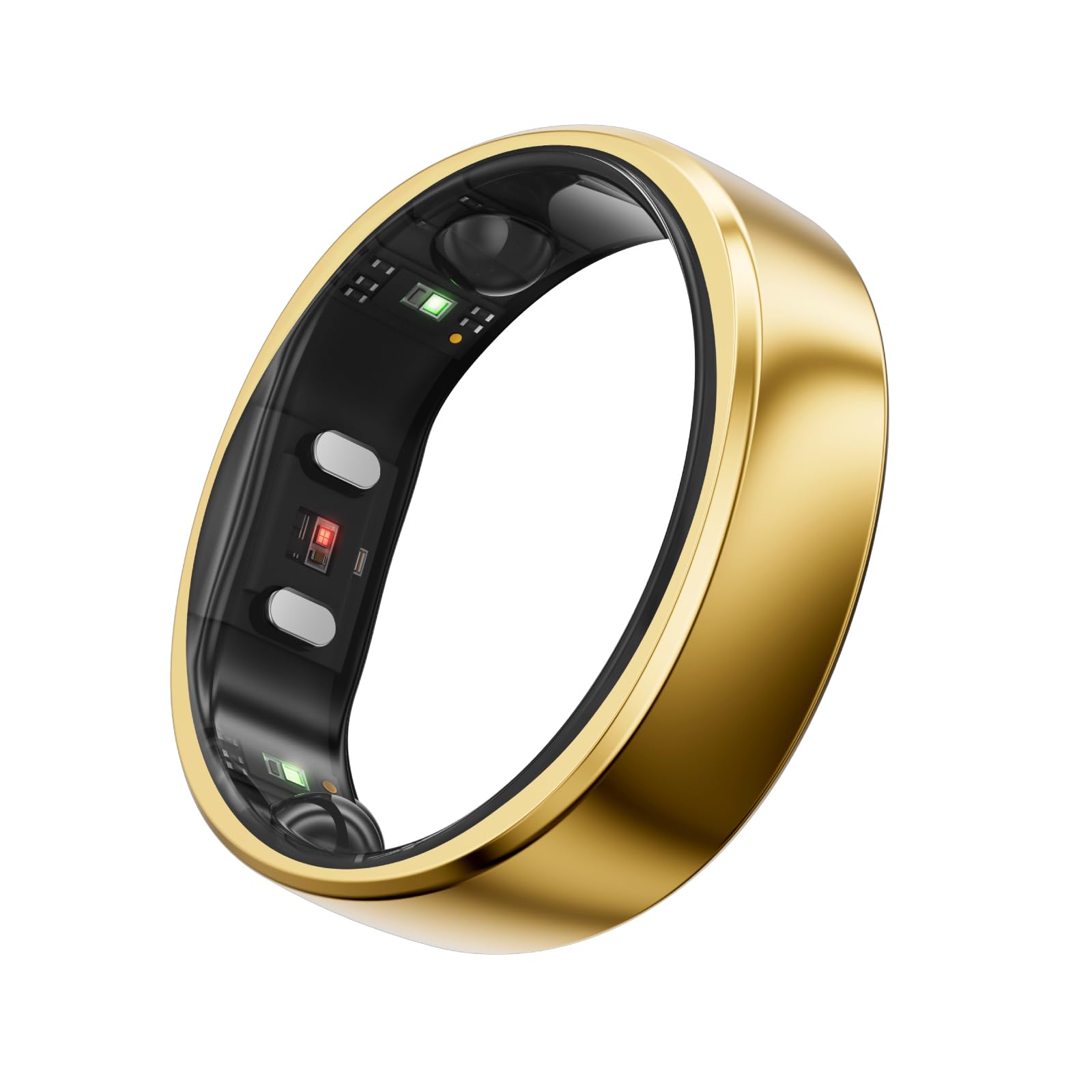 حلقه هوشمند RingConn Gen 2 ، نظارت بر دیابت خواب ، طلا ، سایز ۱۱ رویال گلد ۱۱