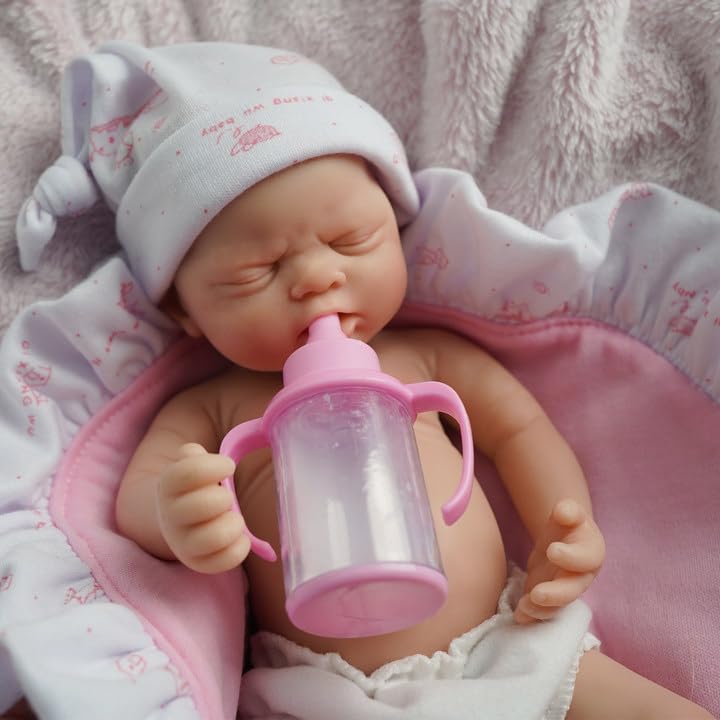 مایر و مایر ۱۲ اینچ عروسک بچه تولد مجدد، عروسک نوزاد، عروسک کامل بدن واقعی سیلیکونی، عروسک‌های وینیل نه - ۱۹