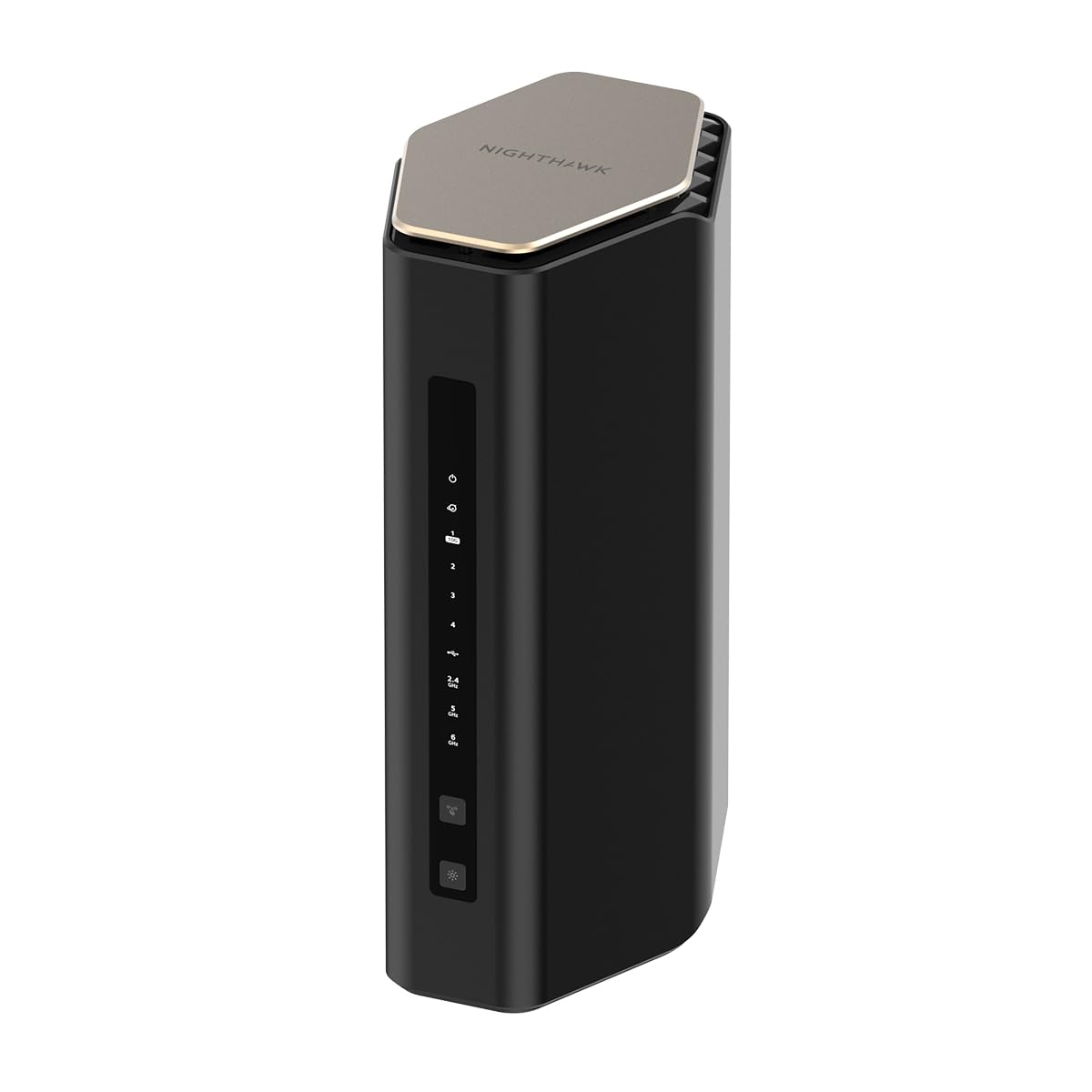 مسیریاب بی‌سیم NETGEAR Nighthawk WiFi 7 (RS600) - سرعت بی‌سیم 18 گیگابیت بر ثانیه - پورت اینترنت 10 گیگابیت - مسیریاب بازی تری باند گیگابیت - پوشش ۳،۳۰۰ فوت مربع، ۱۵۰ دستگاه - VPN داخلی، USB 3.0، وای‌فای باند 6 گیگاهرتز و ۷، ۱۸ گیگابیت.