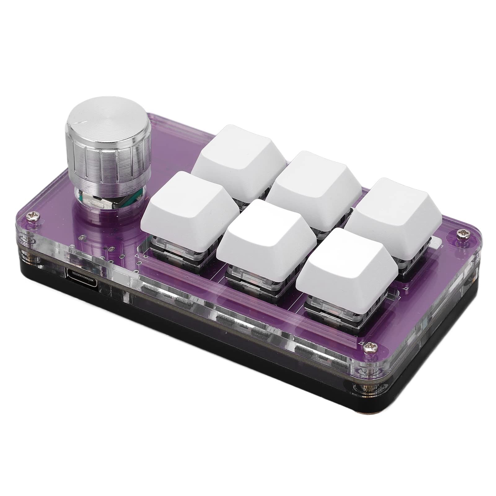 کیبورد بازی مکانیکی یک دسته با Keypad Mini Keypad 6-Key، کیبرد با ماکرو کردن قابل برنامه ریزی چند منظوره، با دسته، پلاگ اند پلی، برای ویستا، بخاطر