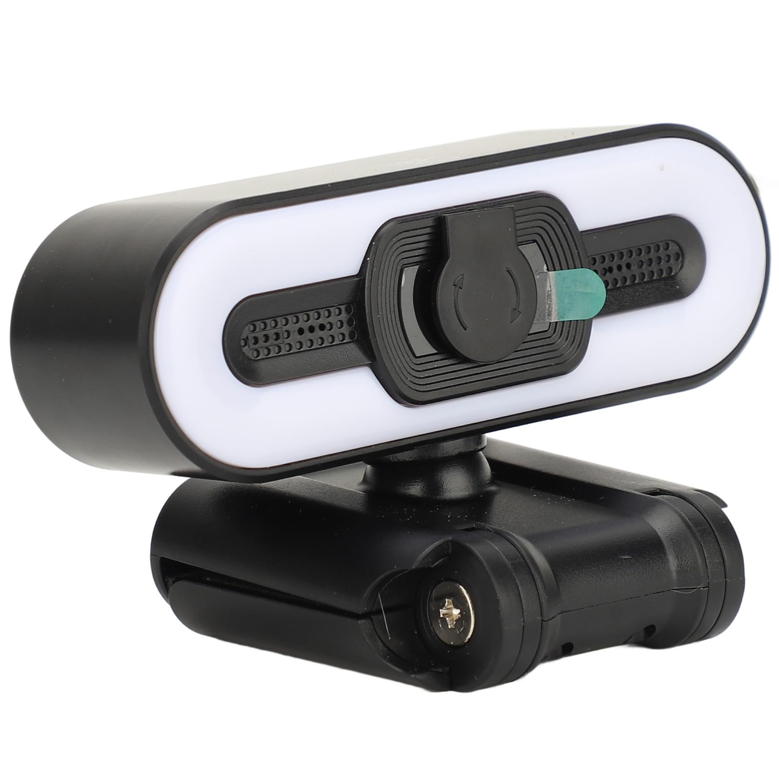 وب‌کم با نور، وب‌کم 4K دوربین کامپیوتر، دوربین USB با میکروفون نور پرکن زیبایی برای لپ‌تاپ، نمایشگر کامپیوتر LCD، عملکرد زیبایی خودکار، ویدیو کنفرانس زنده، پلاگ آند پلی کردن