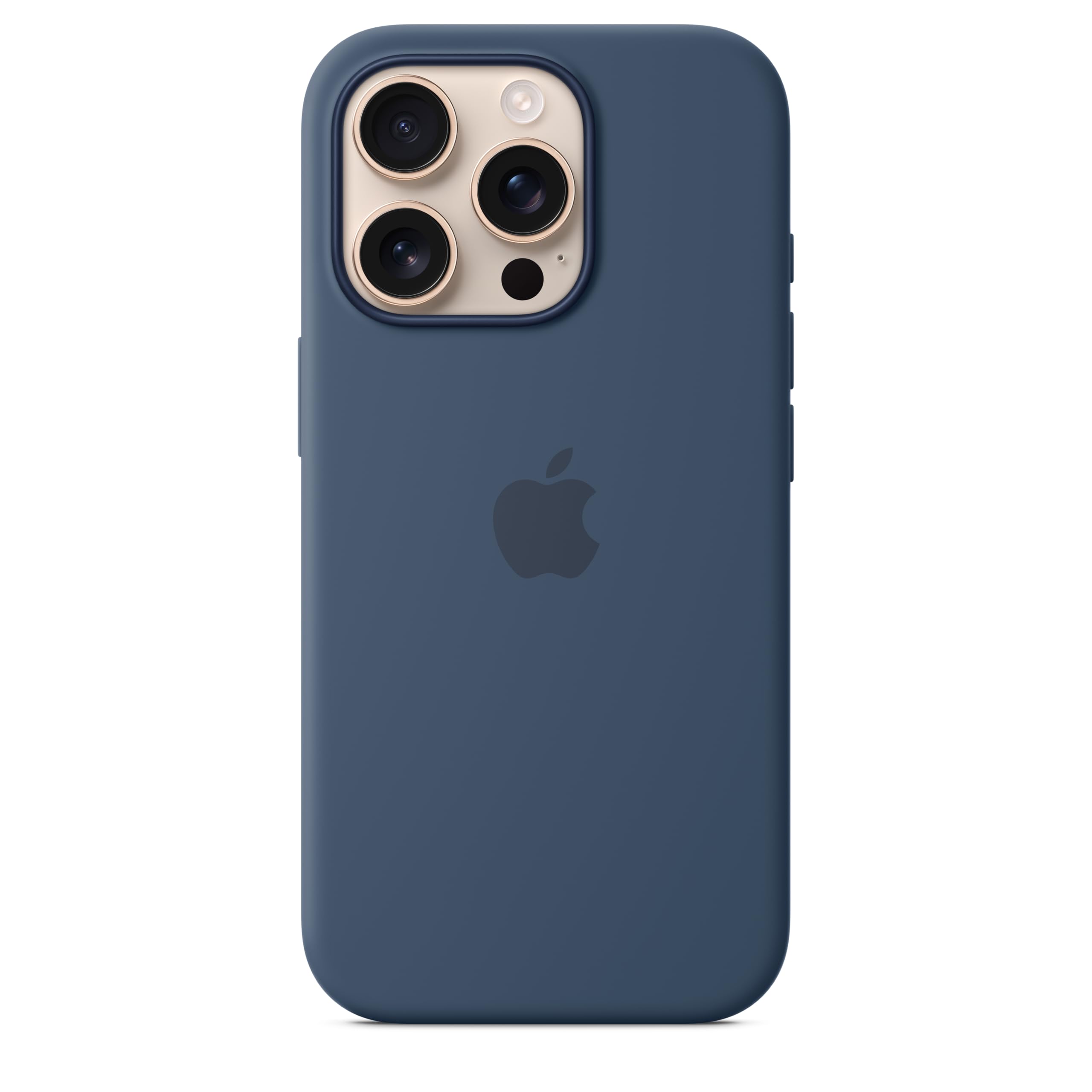 کیس سیلیکونی Apple iPhone 16 Pro با قابلیت MagSafe - دنیم  سیلیکون دنیم