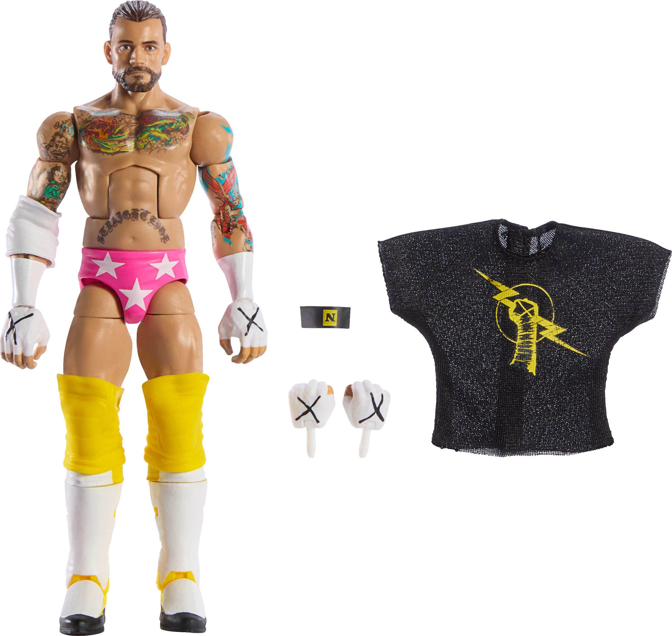 مجموعه الیت WWE Mattel مجموعه عکس العمل سی‌ام پانک