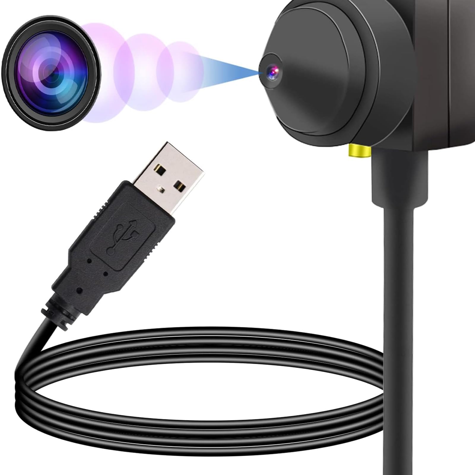 مرکز GOWENIC دوربین وب HD 1080p ، دوربین USB Eye to Camera Webcamera دارای میکروفون کاهش سر و صدای ساخته شده برای کامپیوتر لپ تاپ جلسات زوم و تماس های ویدیویی