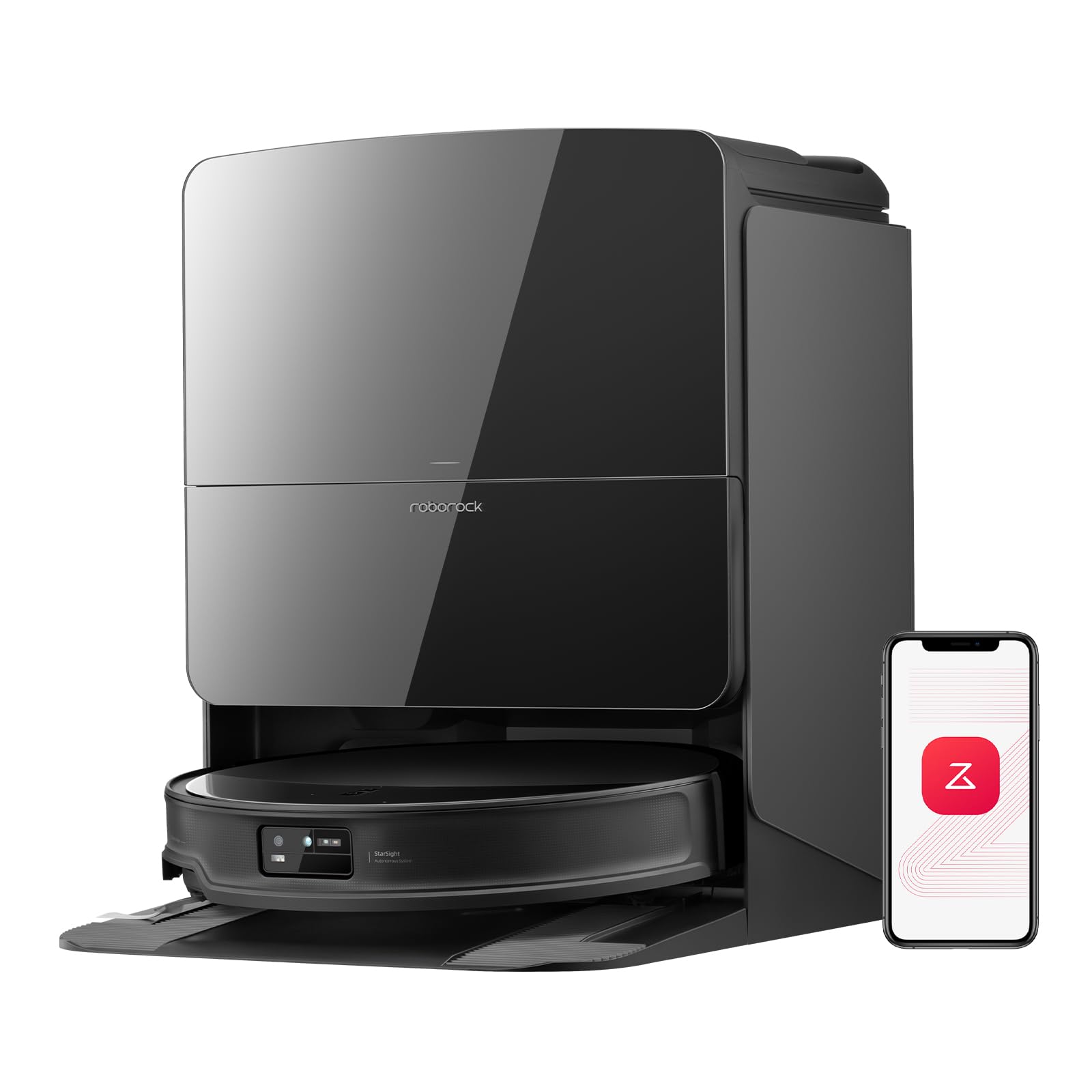 روبوت جاروبرقی و مپ Roborock S6 MAXV، مشکی