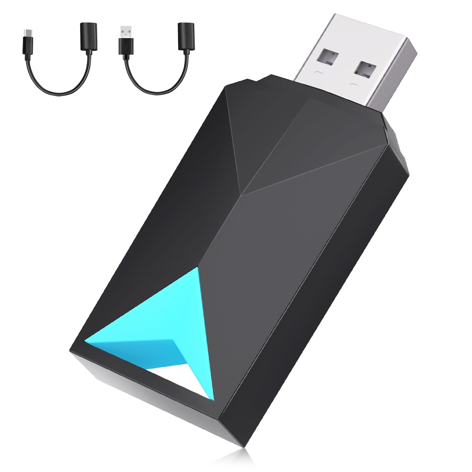 آداپتور بی‌سیم CarPlay برای اتصال بی‌سیم به شکل اصلی Carplay/android Auto به عنوان پلاگ اند پلی، دانگل WiFi 5GHz با تاخیر کم اجازه دهید کنترل اصلی خودرو را از سال 2016 به بعد و آیفون iOS 2 در 1 حفظ کنید.