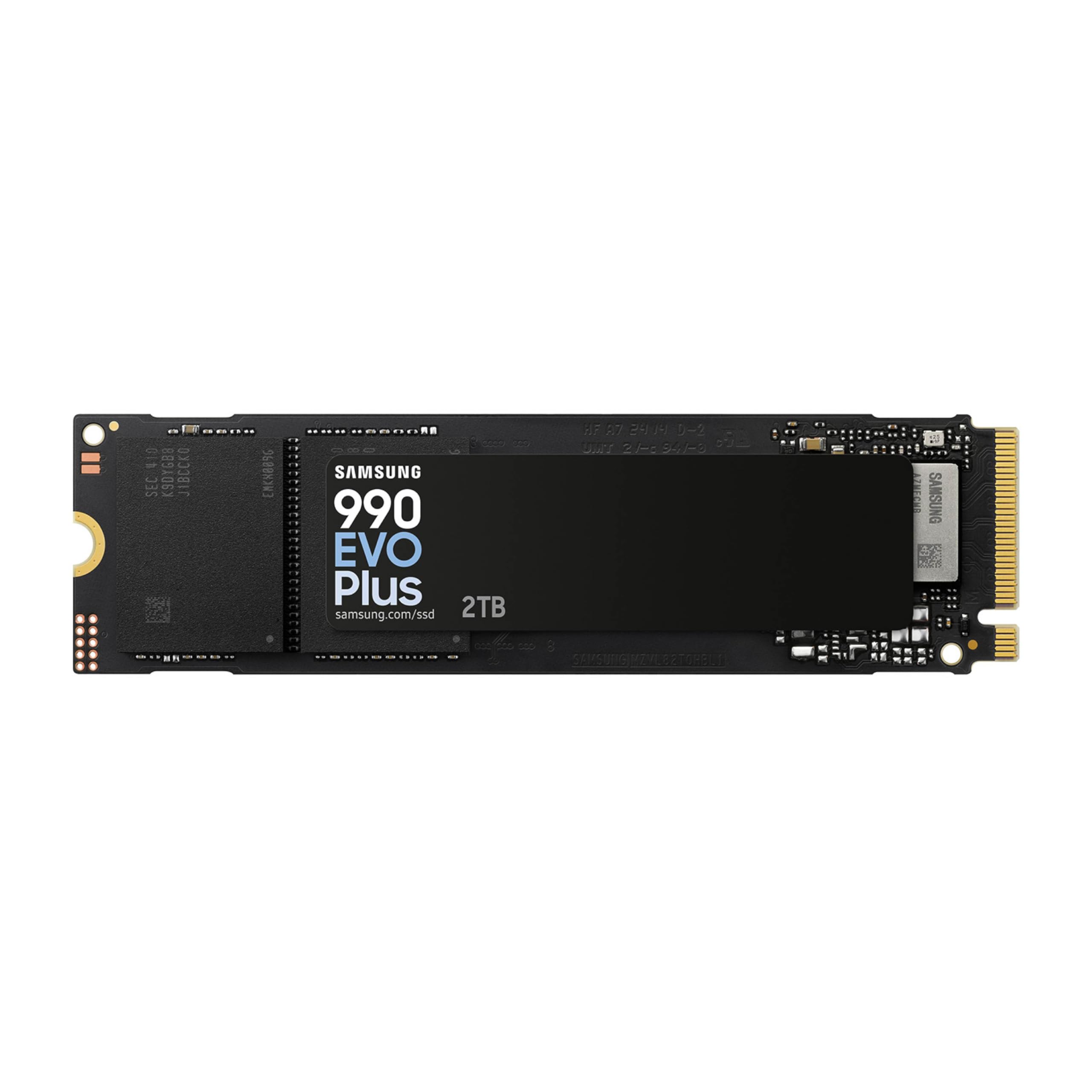 اس‌اس‌دی اوراقی 990 EVO Plus 2TB، PCIe 4.0 x4 M.2 2280، سرعت تا 7،250 مگابایت بر ثانیه، ارتقاء فضای ذخیره‌سازی برای کامپیوتر/لپ‌تاپ‌ها، فناوری HMB و تکنولوژی هوشمند Turbowrite (MZ-V9S2T0B/AM) 2 ترابایت 990 EVO Plus