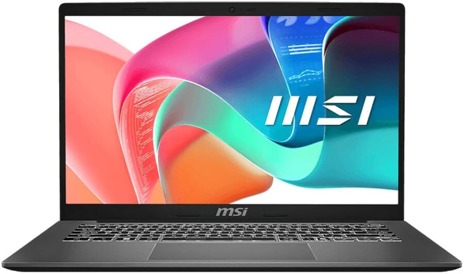 لپ تاپ نازک MSI Modern 14 F13MG، دارای صفحه نمایش ۱۴ اینچی FHD، پردازنده Intel Core i3-1315U، ۸ گیگابایت رم، ۵۱۲ گیگابایت حافظه SSD، گرافیک Intel UHD، ویندوز ۱۱، صفحه کلید انگلیسی-عربی، رنگ خاکستری - [9S7-14S121-052] برچسب Intel Core i3-1315U Modern