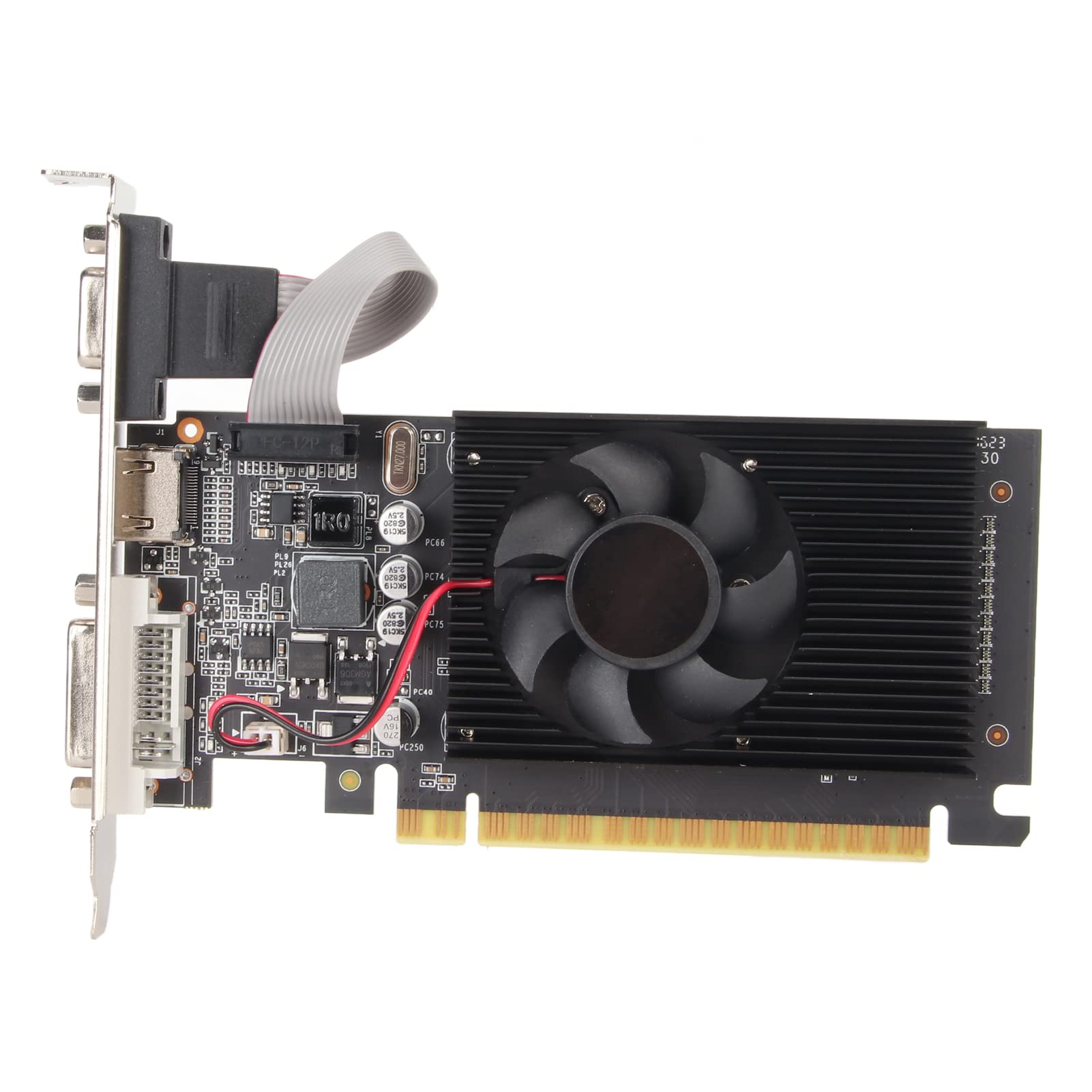 کارت گرافیک Denash GT610 2GB DDR3، پشتیبانی از رابط چندرسانه‌ای با کیفیت بالا، DVI، VGA، PCI Express X16، نصب آسان