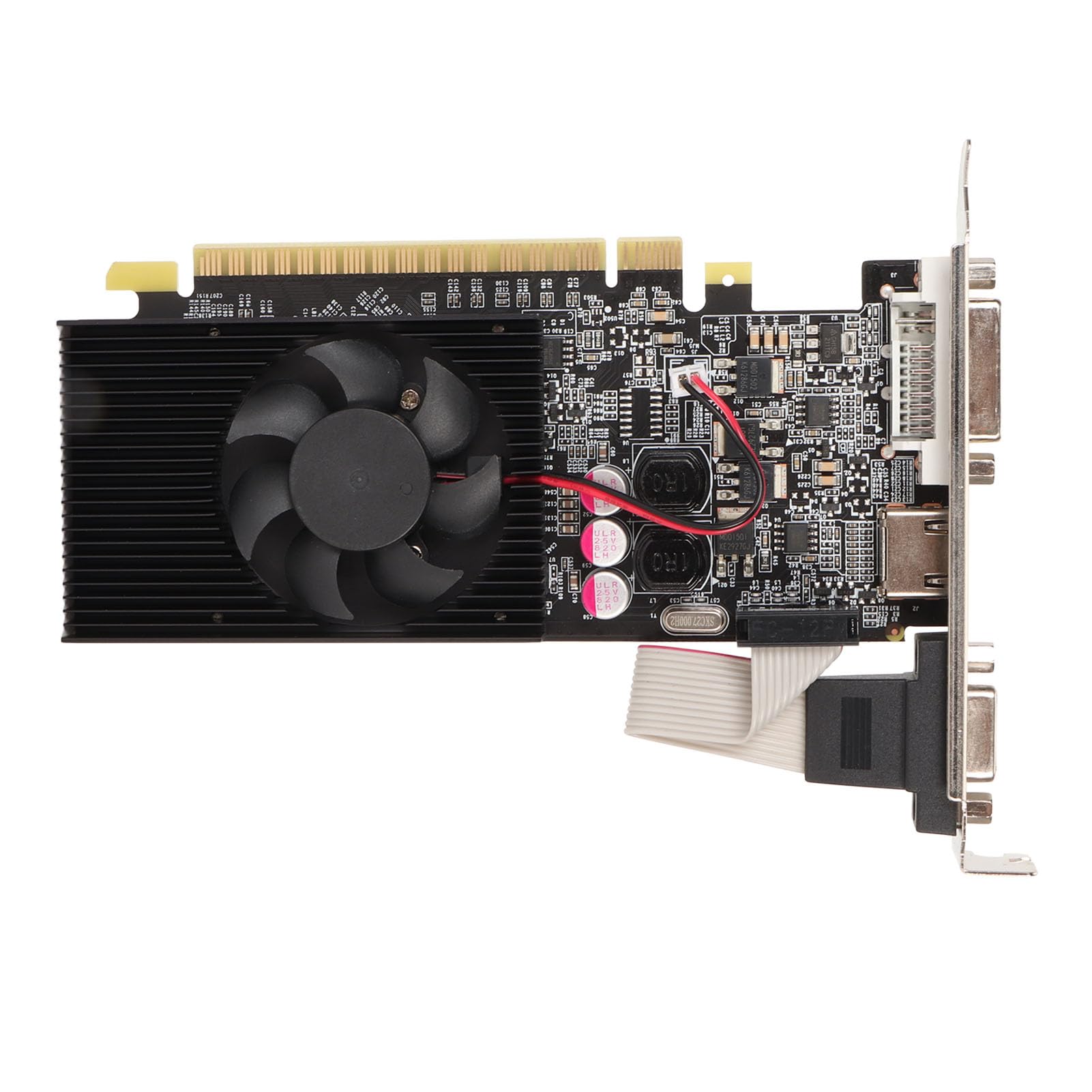 کارت گرافیک GT730، 2 گیگابایت گیگابایت 64 بیت حافظه GDDR3، کارت ویدیو کامپیوتر با فن خنک کننده تک 810 مگاهرتز 1000 مگاهرتز با وی جی ای DVI برای رابط‌های چندرسانه‌ای HD، PCI Express 2.0 X 16