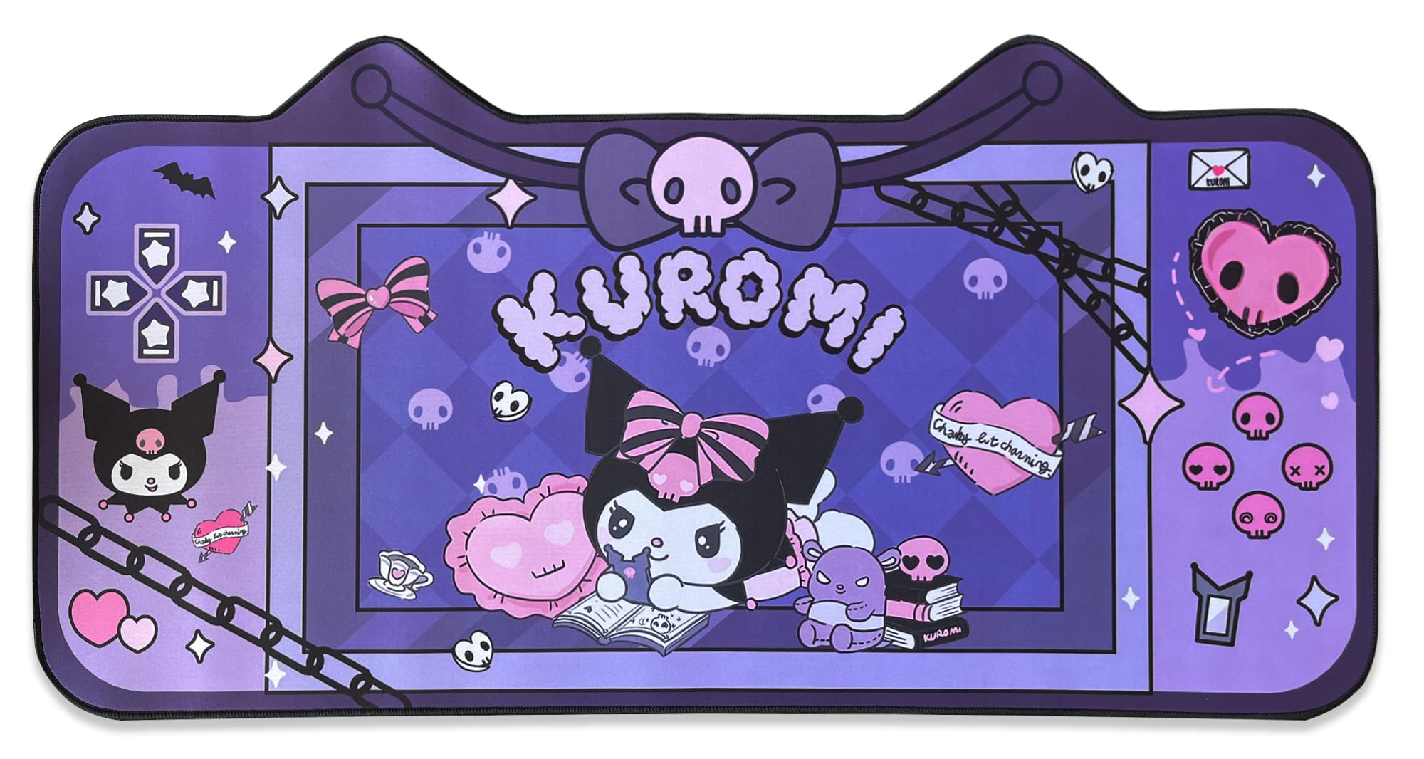 صفحه کلید زیبا و بزرگ SaFeHoM Large Kuromi Mouse Pad مطابقت دارد.