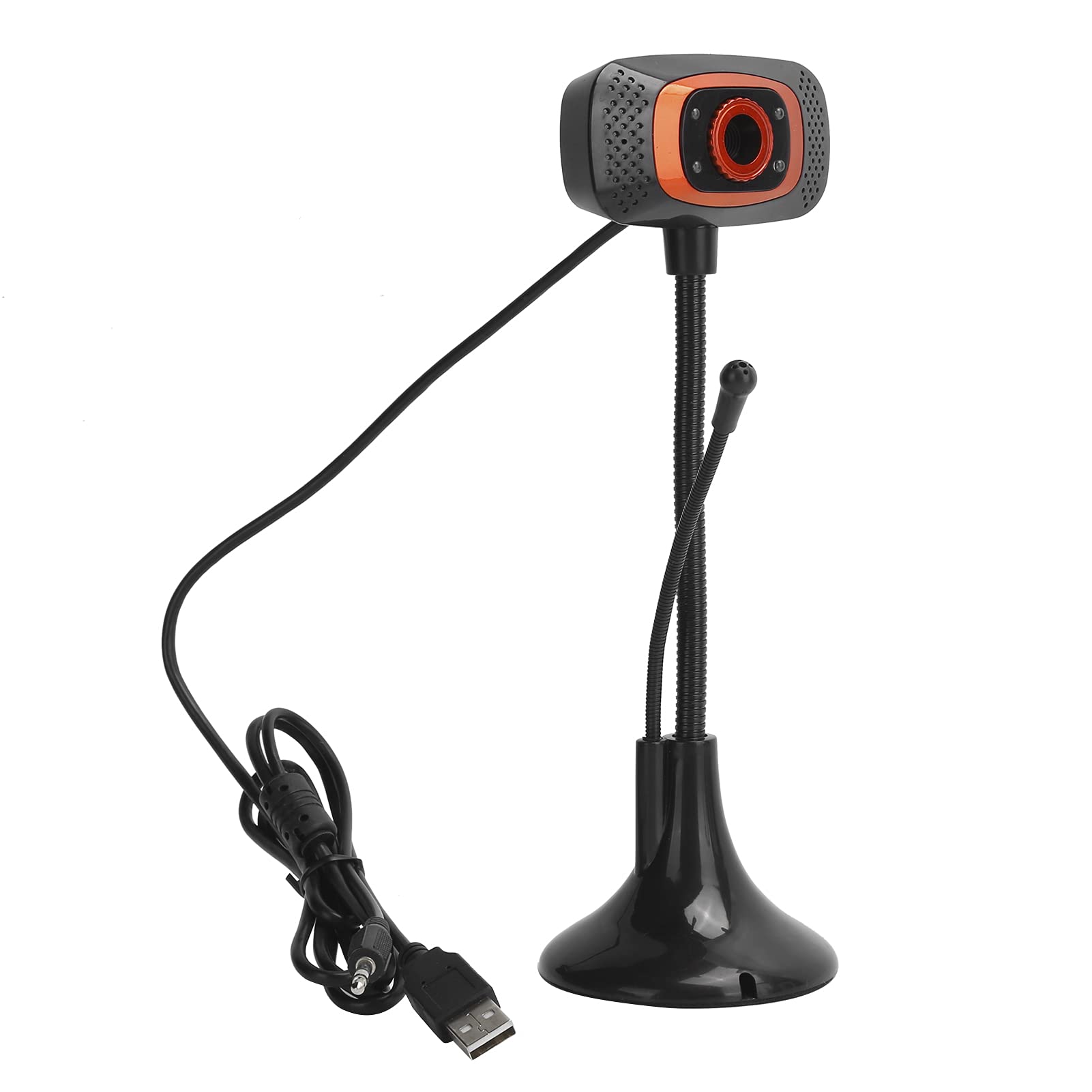دوربین کامپیوتر GOWENIC 1080P، دسکتاپ لپتاپ، وب‌کم USB قابل چسباندن با میکروفون داخلی برای وب‌کست زنده، کنفرانس ویدئویی، تماس آنلاین