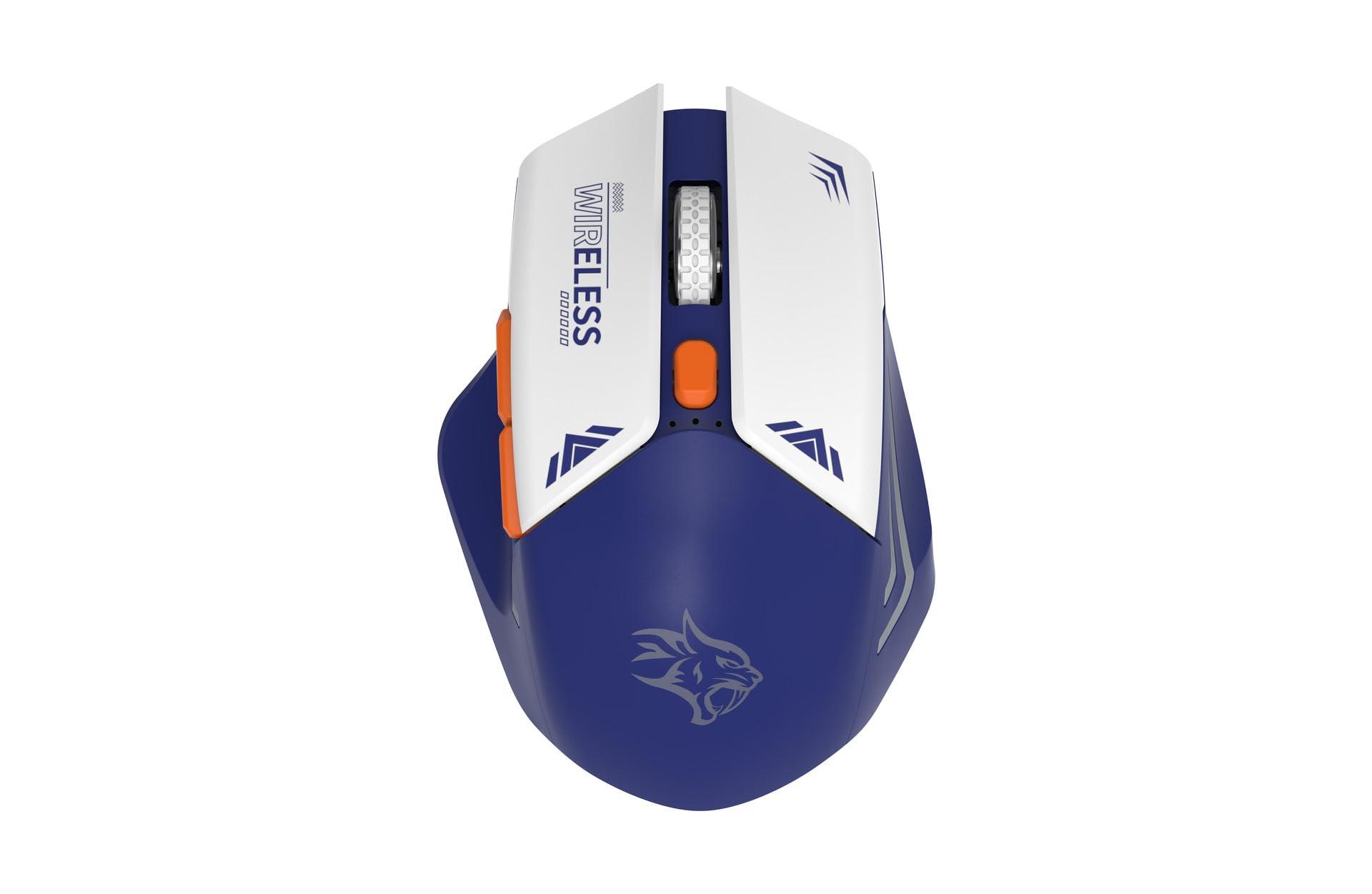 ماوس بی‌سیم بازی Porodo Gaming، USB نانو، سطوح DPI 1000/1200/1600، تکنولوژی صرفه‌جویی در انرژی، سازگار با مک و ویندوز، طراحی بازی، عملکرد تا ۱۰ متر (آبی)