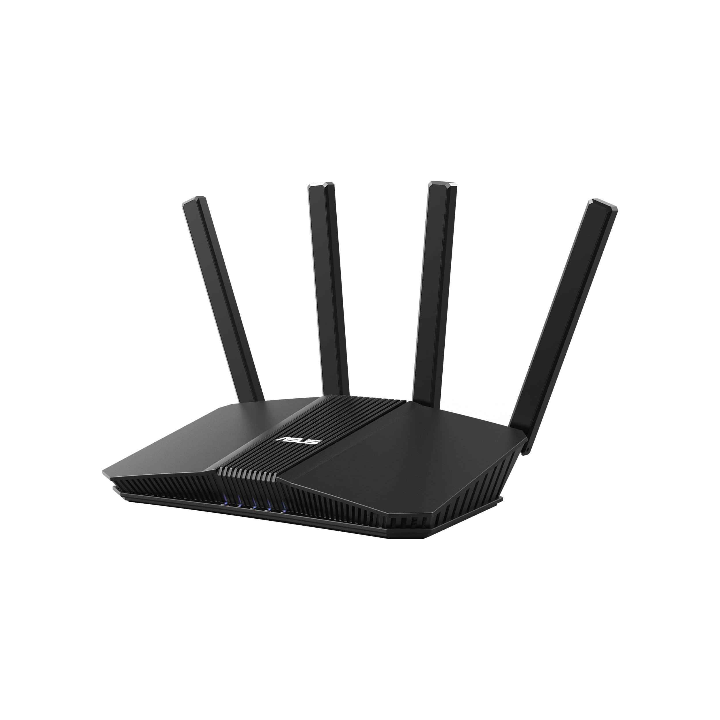 مســتر ASUS RT-BE58U مســـــــدسين قـابل توسعه با WiFi 7 AiMesh، 4K-QAM، MLO، پورت WAN/LAN 2.5G با شناسایی هوشمندی، چهار پورت 1G، امنیت شبکه درجه تجاری، کنترل والدین، شبکه IoT، شبکه کودکان، شبکه VPN WiFi 7 | BE3600 | پورت 2.5G
