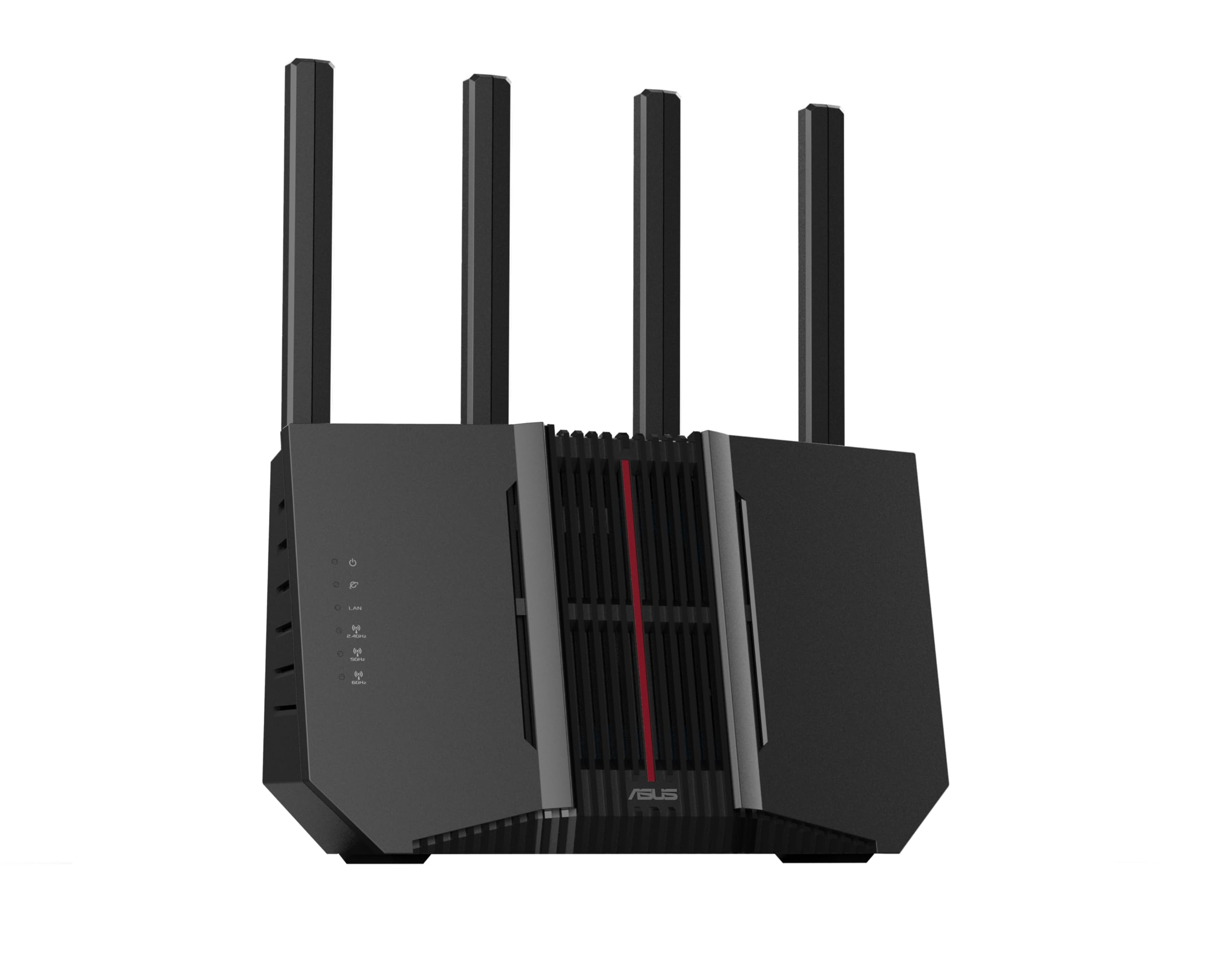 ASUS RT-BE92U BE9700 7 روتر تری‌باند WiFi، پشتیبانی از پهنای باند 320 مگاهرتز جدید و 4096-QAM، MLO، تشخیص هوشمند AI WAN، پشتیبانی AiMesh، امنیت شبکه بخیه بدون نیاز به اشتراک‌گذاری و ویژگی‌های VPN جامع