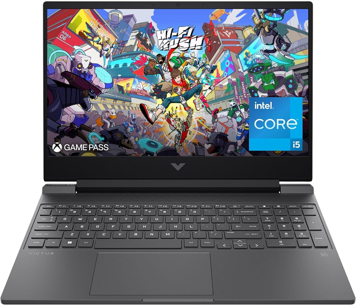 لپ تاپ بازی HP Victus 15.6 اینچ Full HD 144Hz ، Intel Core i5-12450H ، NVIDIA GeForce RTX 3050، 16GB RAM، 1TB PCIe SSD، صفحه کلید با نور پس زمینه، Wi-Fi 6، Windows 11 Pro، رنگ آبی عملکرد