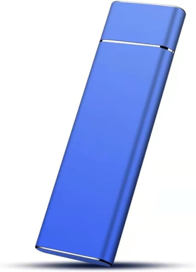 هارد اکسترنال نوع C USB 2.0 قابل حمل 2 ترابایت مطابق با لپتاپ و کامپیوتر (2 ترابایت، آبی-LN2)
