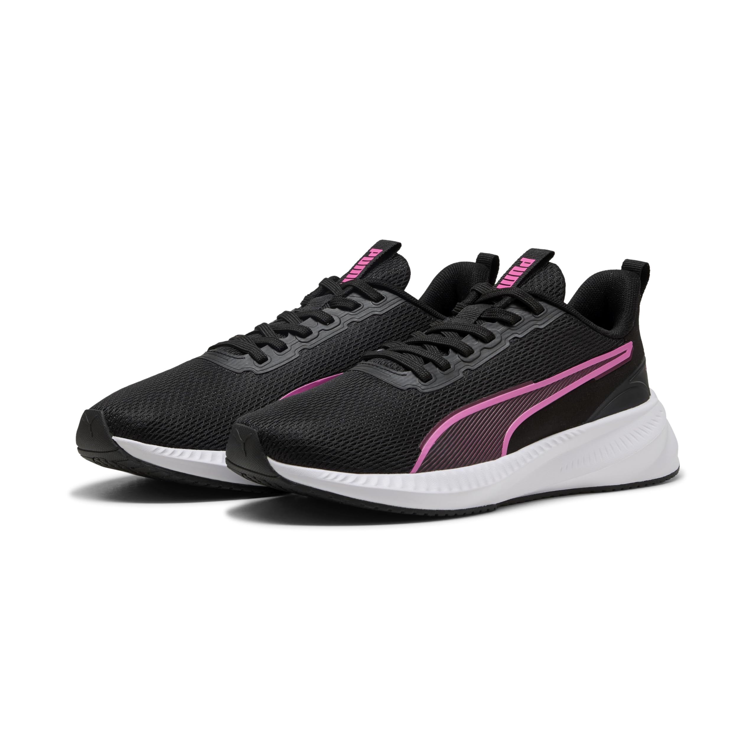 کفش جريانی جاده ای PUMA Flyer Lite 3 بی در جنسیتی برای افراد بالغ 43 EU رنگ سیاه و صورتی پیکسل Puma