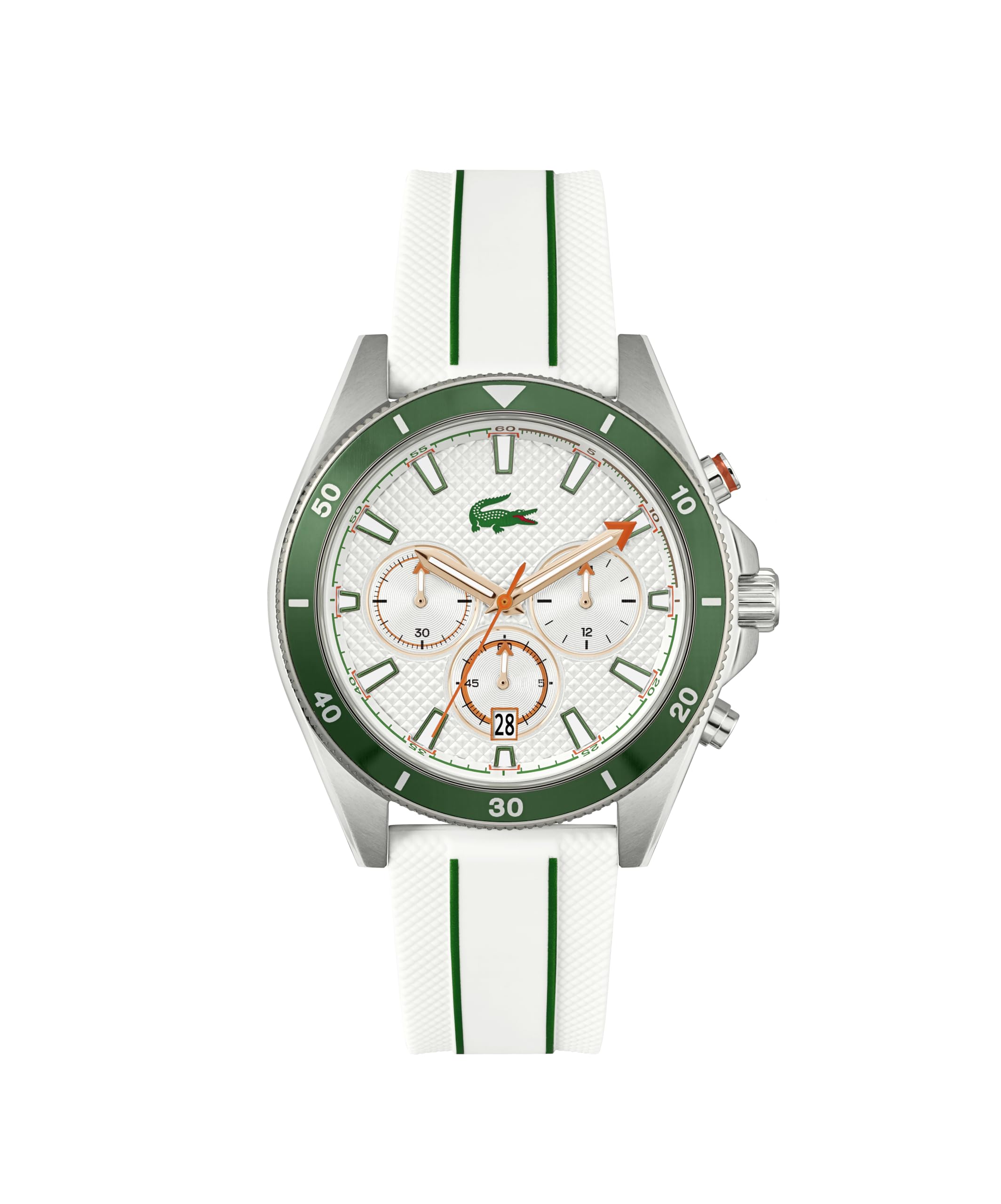 ساعت مچی مردانه Lacoste MAINSAIL، آنالوگ سفید / سفید