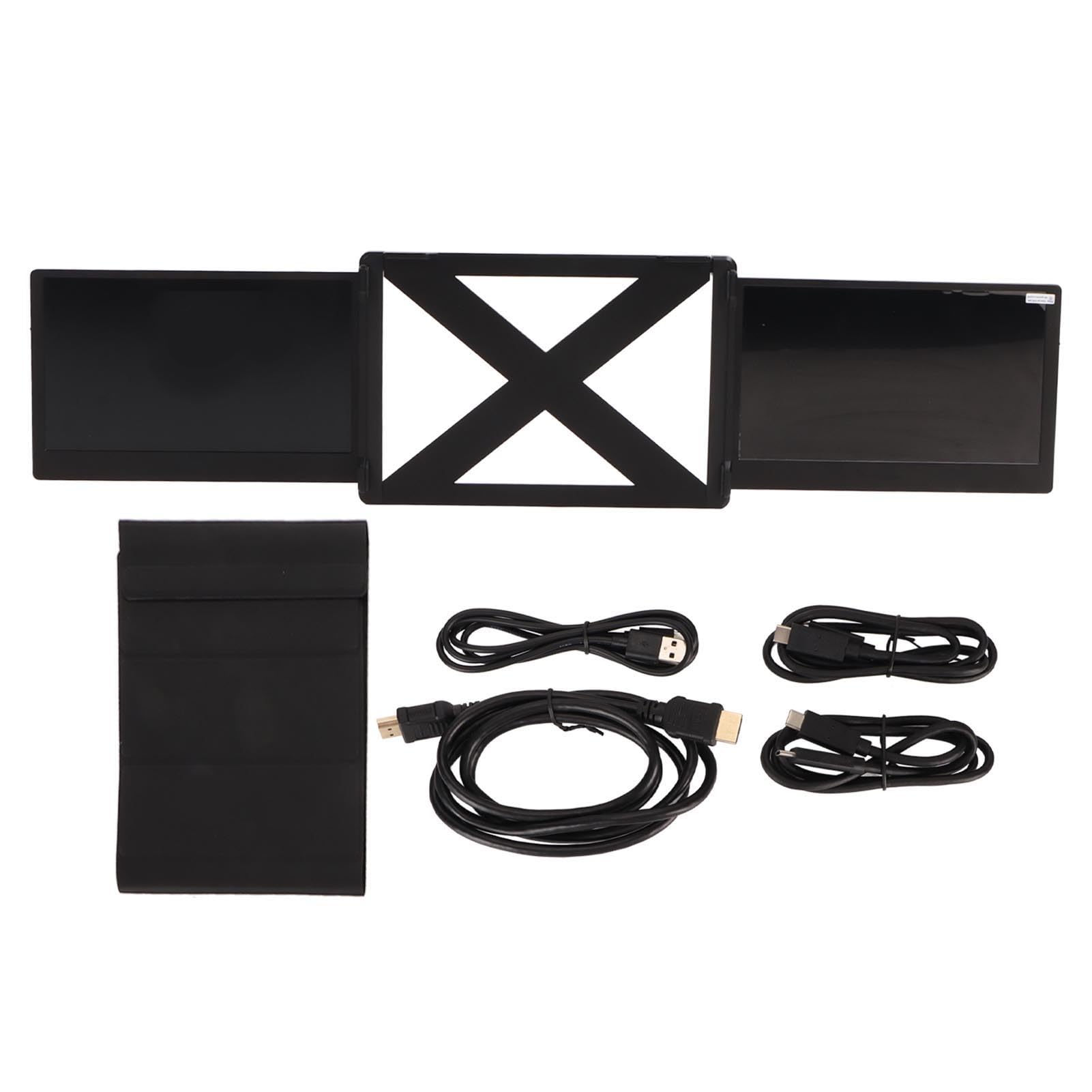 Brilluxa Laptop Screen Extender، یک صفحه نمایش لپ تاپ 11.6 اینچی قابل حمل با وضوح 1080P HDR، تقویت‌کننده مانیتور IPS برای لپ تاپ های 12.1 تا 17 اینچی است.