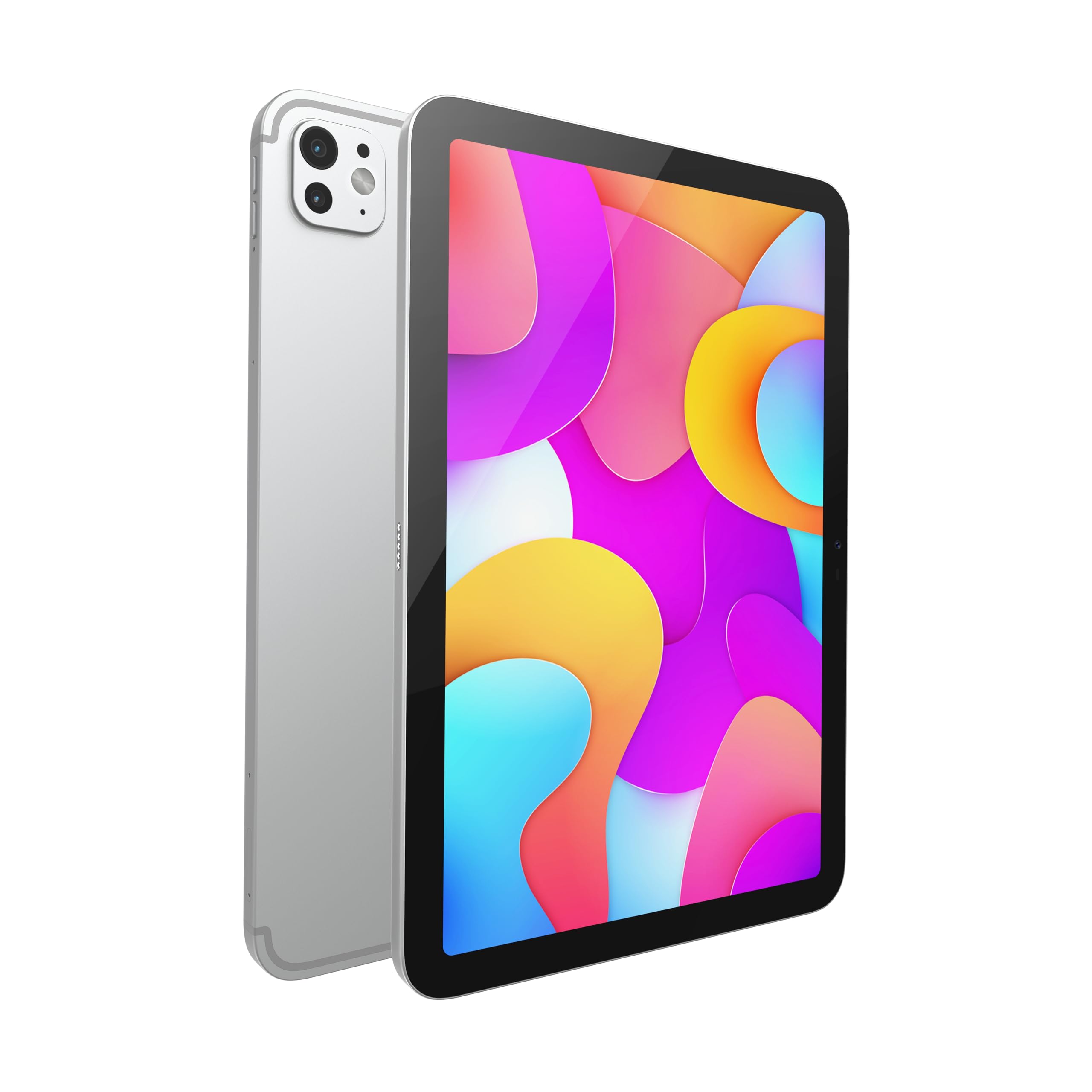 تبلت OTEETO TAB 15/ اینچ 10.1/ سیم کارت 4G/ سیستم عامل به سبک iOS/ دو سیم کارت 5G/ پردازنده هشت هسته ای/ کاور فلیپ و کیبورد در پک/ 8 گیگابایت رم + 512 گیگابایت حافظه داخلی/ اندروید ۱۳/ ۶۰۰۰ میلی آمپر باتری/ 13 مگاپیکسل دوربین جلو + 13 مگاپیکسل دوربین عقب (نقره ای)