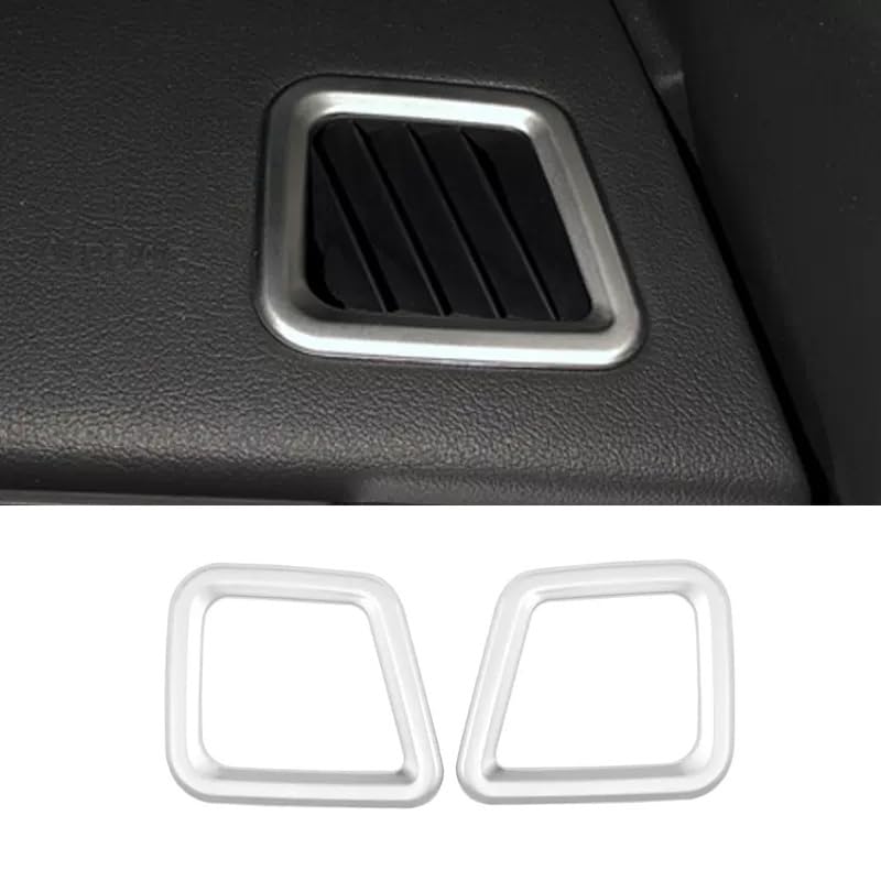 اتومبیل - برای جگوار E-PACE E PACE ABS کروم قاب تهویه هوا داشبورد خودرو تزئینی جلویی تریم جزئیات داخلی