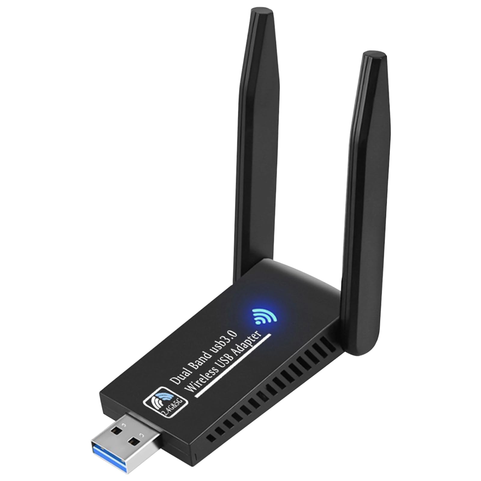 یکیتر AC1300 آداپتور WiFi USB، دو باند 1300 مگابیت بر ثانیه WiFi دانگل 2.4 گیگاهرتز/5 گیگاهرتز با USB 3.0، دانگل بی‌سیم قابل حمل، آداپتور شبکه بی‌سیم برای ویندوز 11/10/8/7 و مک او اس ایکس PC-FT (A)