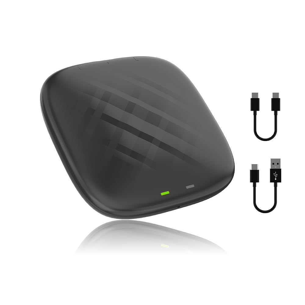 Autobox TBOX S1، باکس هوشمند بی‌سیم اندروید 13 برای کارپلی/اتومبیل اندروید، 4+64 گیگابایت، دارای GPS/4G LTE داخلی، قابل استفاده برای خودروهایی که دارای کارپلی/Android Auto سیمی کارخانه‌ای و صفحه لمسی هستند، قابلیت دانلود برنامه‌ها، پشتیبانی از یوتیوب، ویز و ... 3 در یک.