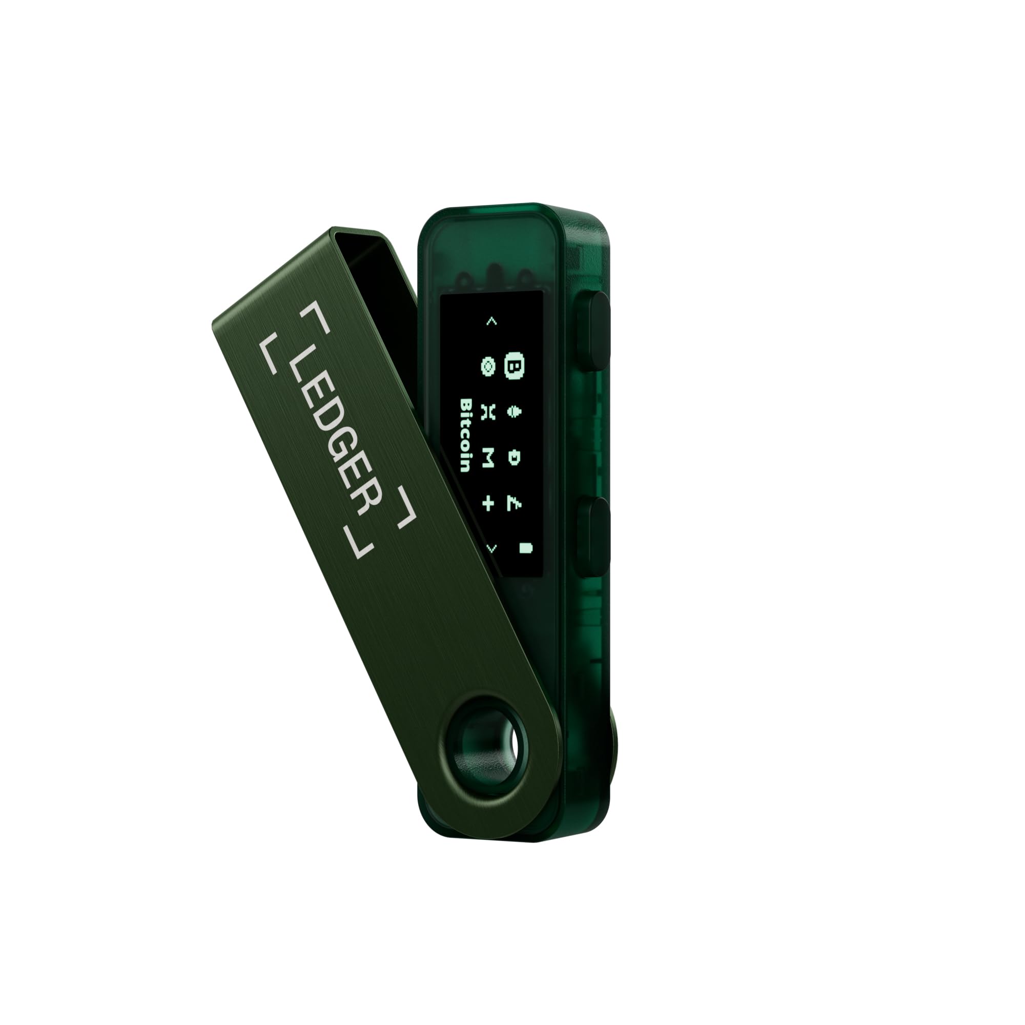کیف پول سخت‌افزاری Ledger Nano S Plus Crypto (سبز زمرد) - ارزهای رمزی خودتان، NFTها و توکن‌هایتان را محافظت کنید (تنها برای دسکتاپ و اندروید)