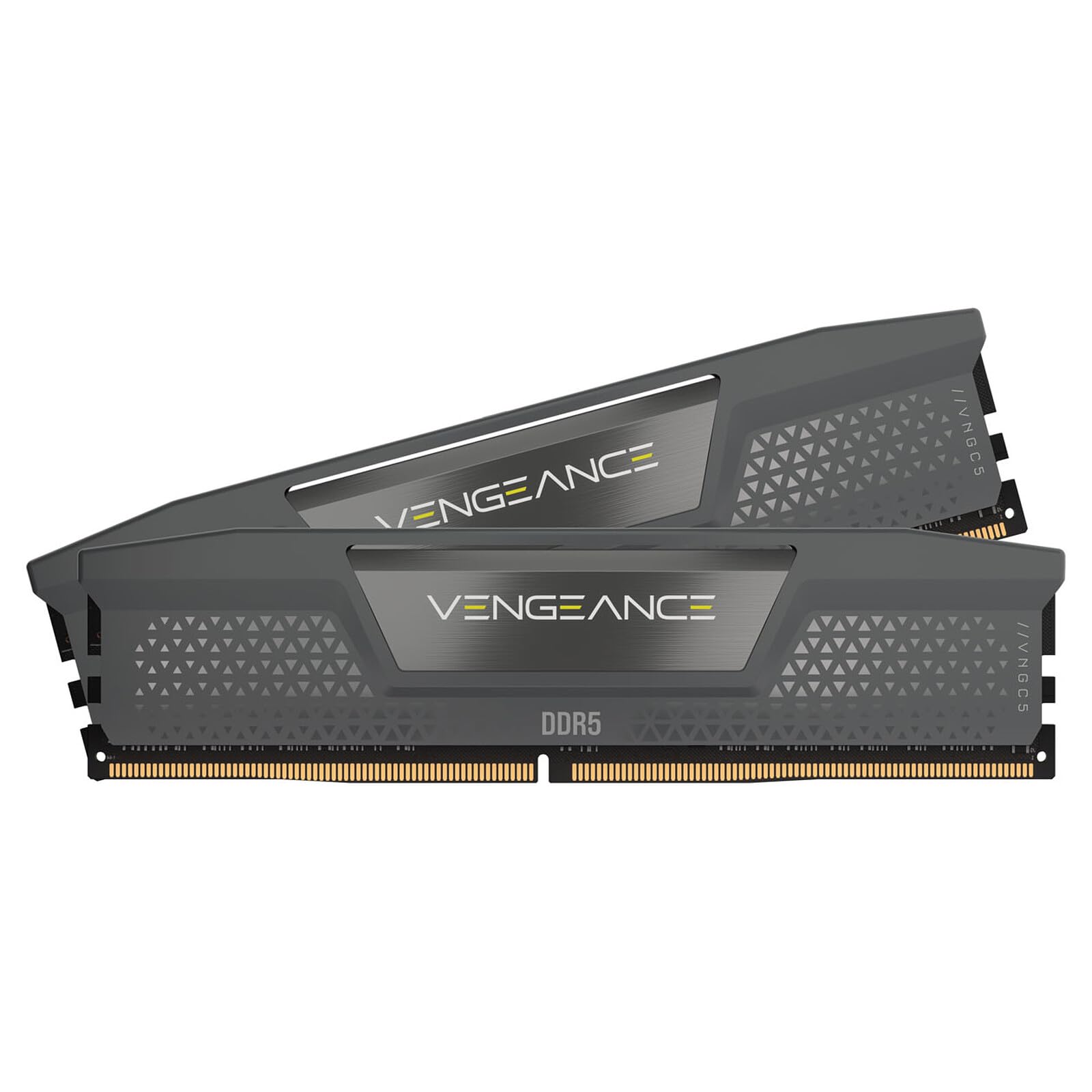 حافظه رم CORSAIR Vengeance DDR5 32GB (2x16GB) با فرکانس 6400MHz CL36-48-48-104 و ولتاژ 1.35V AMD Expo Intel XMP 3.0 - حافظه رم دسکتاپ خاکستری (CMK32GX5M2B6400Z36)
