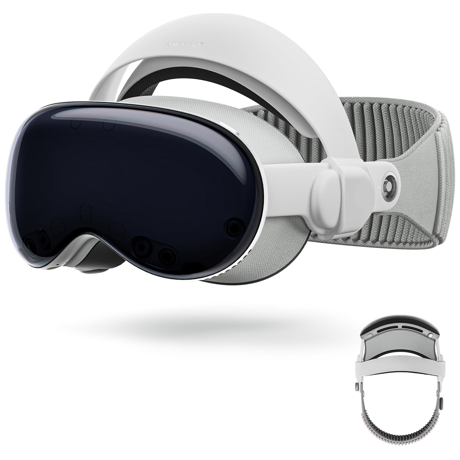 نوار سر ANNAPRO A2 برای Apple Vision Pro، نوار سر راحتی کاهش فشار متناسب با لوازم جانبی Vision Pro، افزایش راحتی و پایداری، مناسب برای اشکال مختلف سر، ورژن ۲