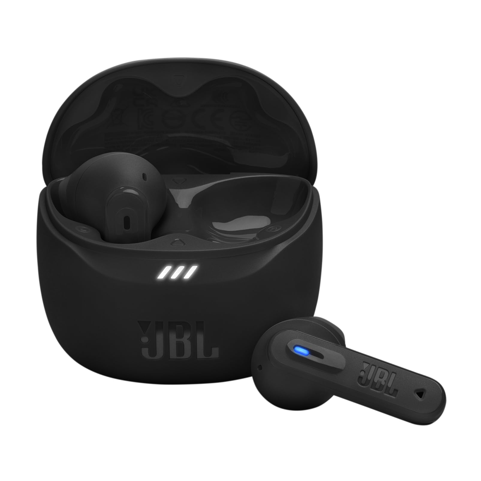 هدفون بی‌سیم JBL TUNE FLEX 2 با فناوری لغو نویز، دارای محیط هوشمند، بازیابی کلی تا ۴۸ ساعت، مقاوم در برابر آب و گرد و غبار، مدل JBLTFLEX2BLK، رنگ مشکی TFLEX2