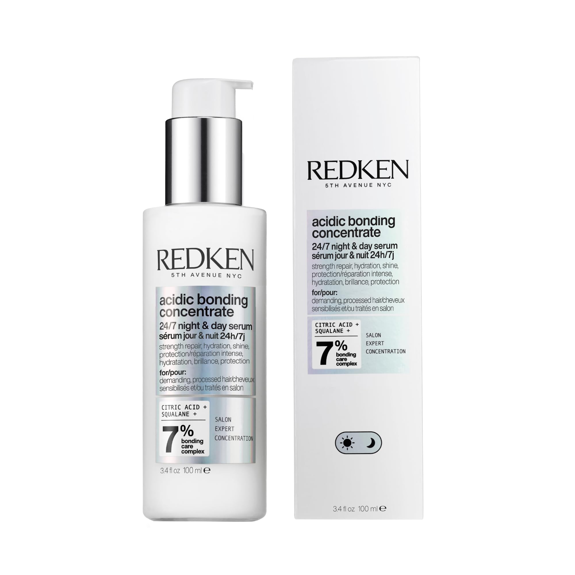 سرم Redken Acidic Bonding Concentrate Night & Day| ترمیم اتصال موها|۱۰۰ میلی‌لیتر