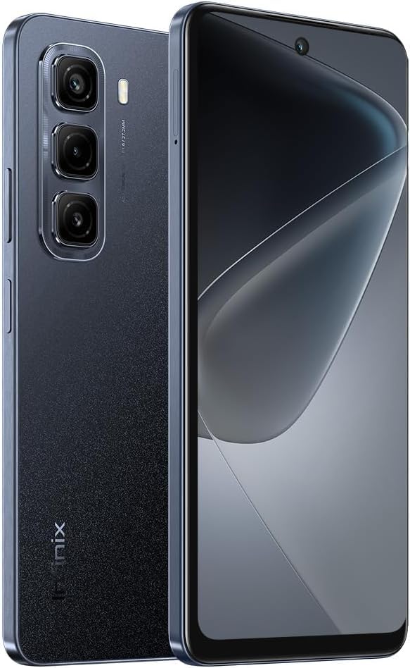 Infinix Hot 50 4G X6882 گوشی هوشمند آنلاک شده اندروید با حافظه داخلی 256GB + رم 16GB (8+8)، پردازنده هشت هسته ای، نمایشگر 6.78 اینچ FHD+، دوربین 50 مگاپیکسلی هوش مصنوعی، باتری 5000 میلی آمپر ساعت - مشکی شفاف