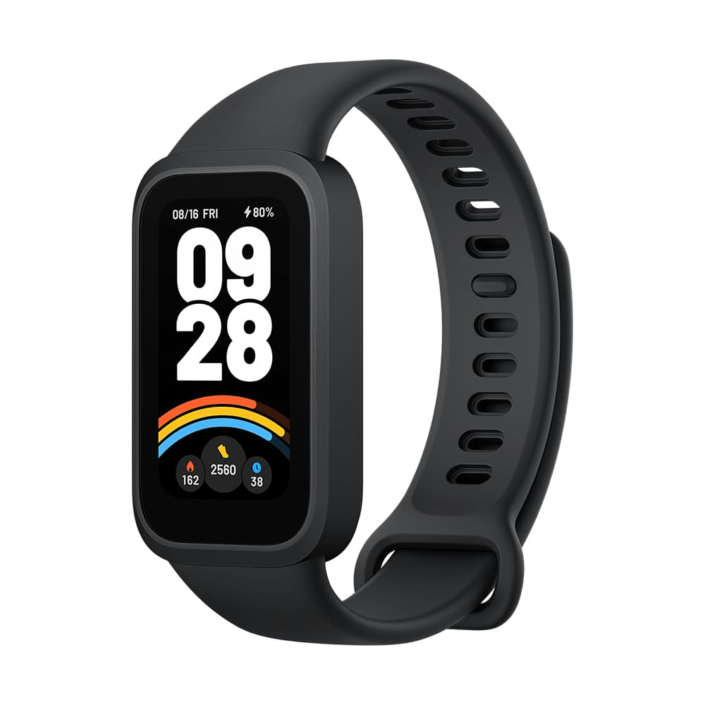 نگاهی هوشمند شیائومی 9 اکتیو مشکی | نمایشگر TFT 1.47 اینچ | عمر باتری طولانی | 50 حالت | پایش سلامتی | بسیار نازک با ضخامت 9.99 میلیمتر | مقاوم در برابر آب تا عمق 50 متر
