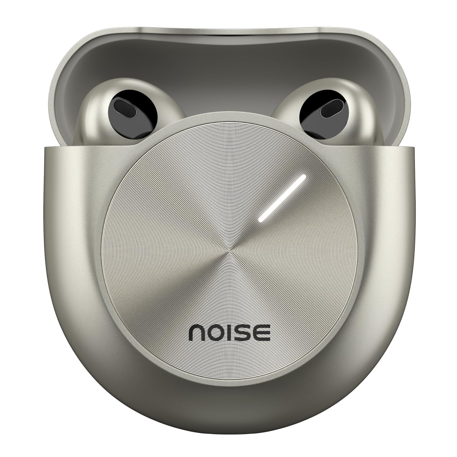 هدفون بلوتوث داخل گوشی Noise Master Buds، صدای توسط بوز، دارای ANC تطبیقی تا 49 دسی‌بل، LHDC 5.0، صدای فضایی غنی، زمان پخش 44 ساعت با 6 میکروفن ENC، اتصال دوگانه، گوش‌داده‌های IPX5 TWS (تیتانیوم)