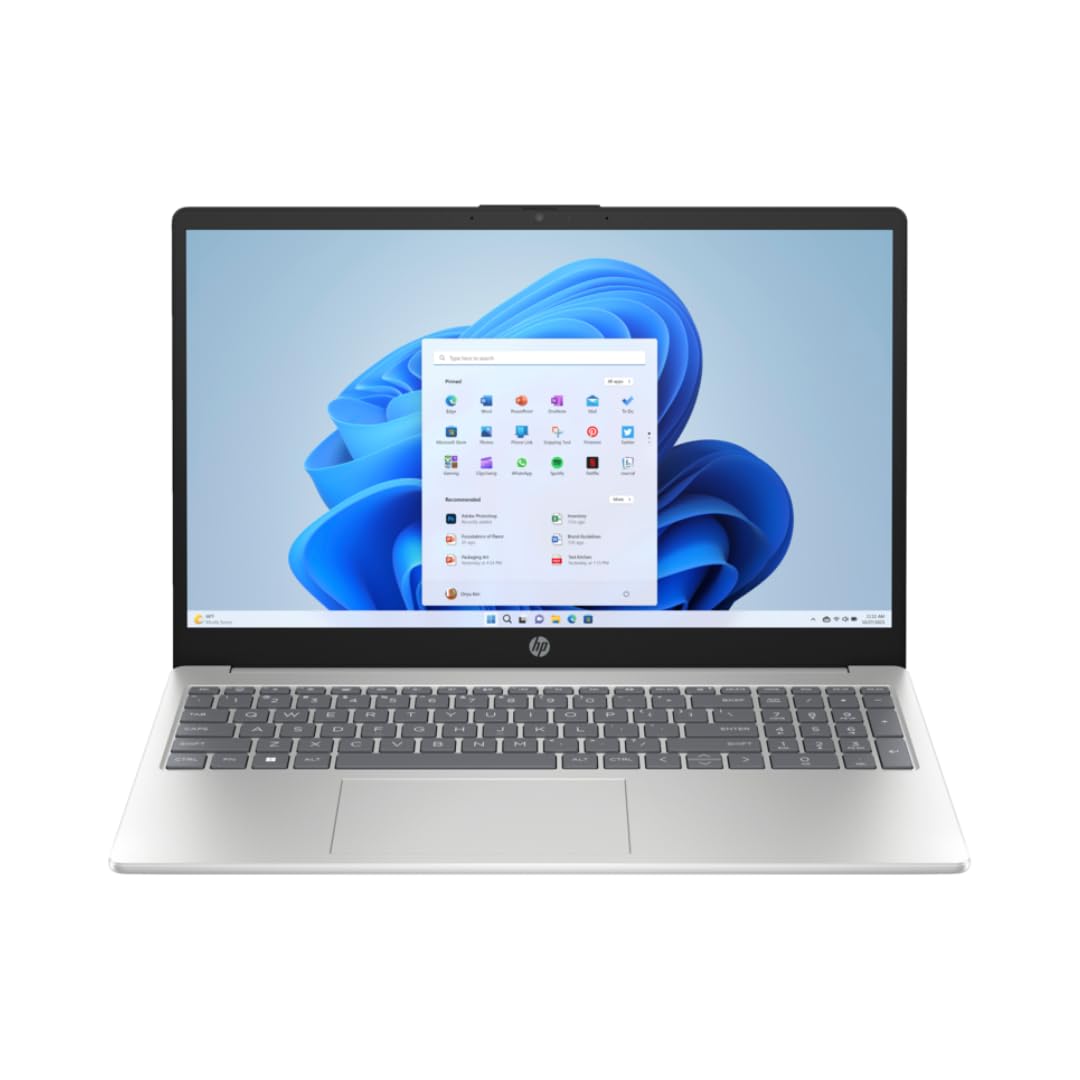 لپ تاپ اچ‌پی 15 اینچ با صفحه نمایش لمسی Full HD IPS - پردازنده اینتل Core i7-1355U - گرافیک اینتل Iris Xe - 32 گیگابایت رم DDR4 - 2 ترابایت حافظه جانبی NVMe SSD - صفحه کلید با نور پس‌زمینه - اثر انگشت - ویندوز ۱۱ - نقره‌ای