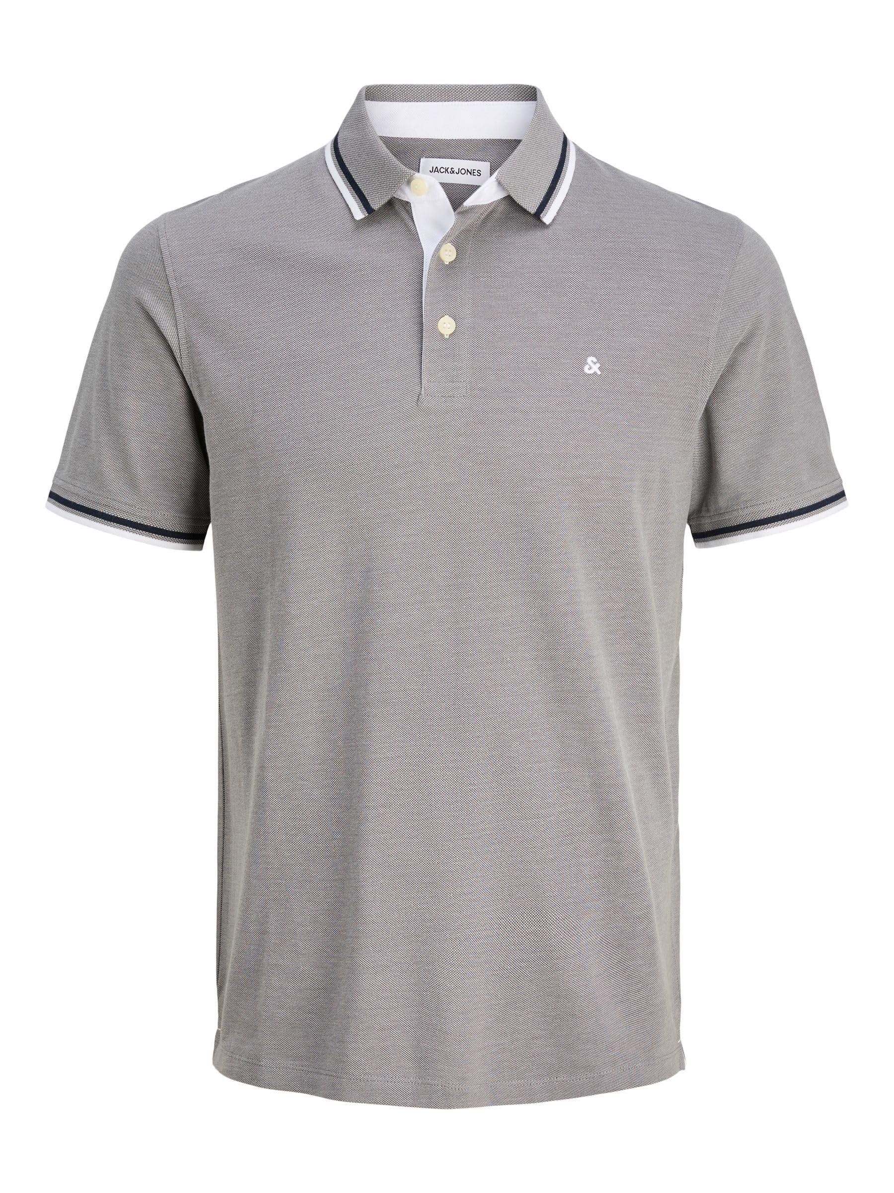 پیراهن پولو مردانه Jack & Jones Men's JJEPAULOS POLO SS NOOS PS در سایز 4XL رنگ خاکستری نهایی