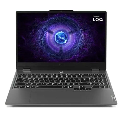 لپ تاپ بازی لنوو LOQ 15IRX9، چیپ هوش مصنوعی LA1، پردازنده Intel Core i7-14700HX، 16 گیگابایت رم، 512 گیگابایت حافظه‌ی جامد SSD، کارت گرافیک Nvidia RTX 4060 با حافظه 8 گیگابایت، صفحه نمایش 15.6 اینچ FHD IPS با فرکانس تازه‌سازی 144Hz و پوشش 100٪ sRGB، ویندوز 11 Pro[ارتقا یافته]، رنگ خاکستری لونا، صفحه کلید نورده انگلیسی-عربی