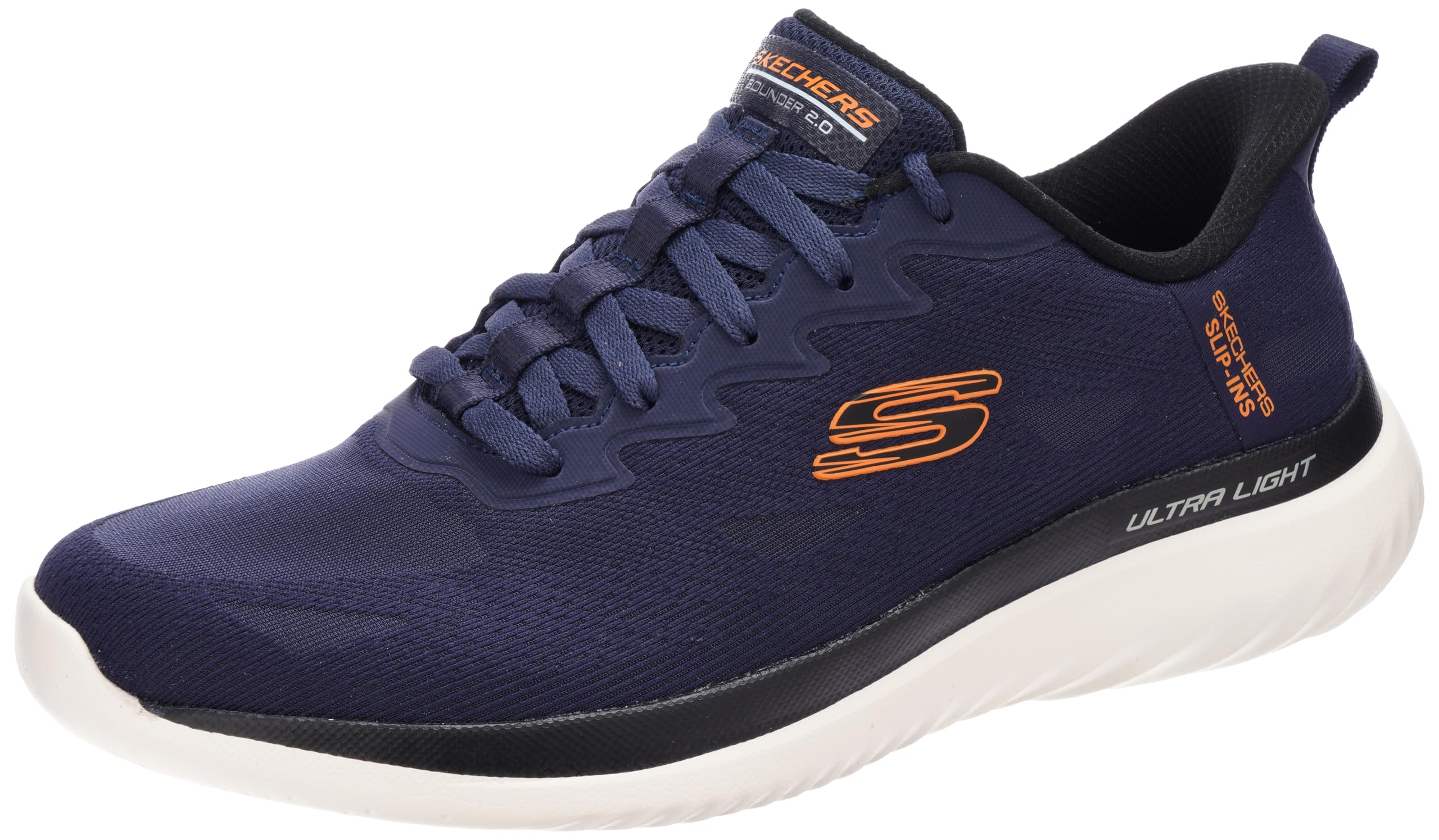 کفش مردانه Skechers BOUNDER 2.0، سایز 42 (EU)، سرمه‌ای و نارنجی