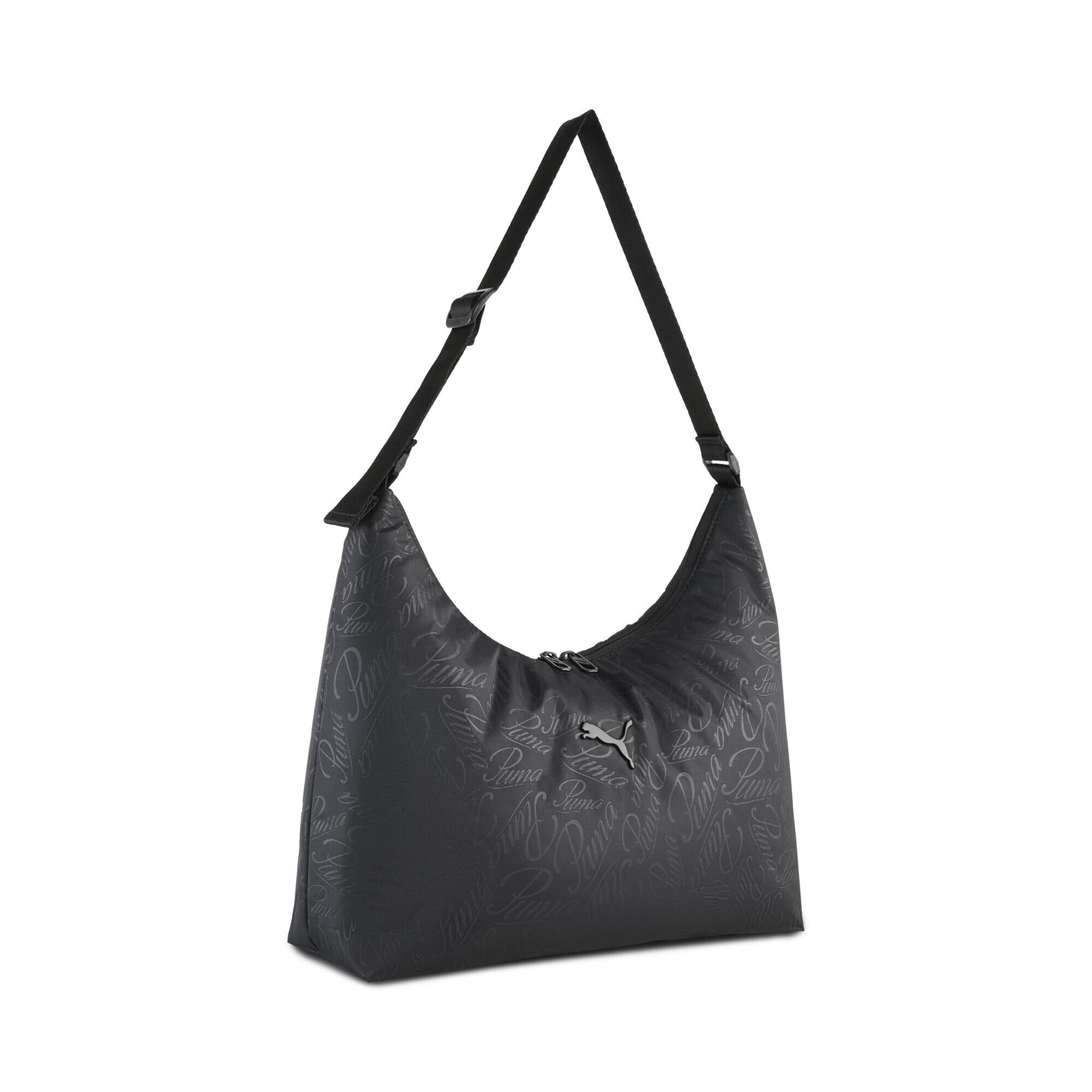 کیف دستی زنانه Puma Women's POP Slouchy Hobo Bag - مشکی با نوشته PUMA