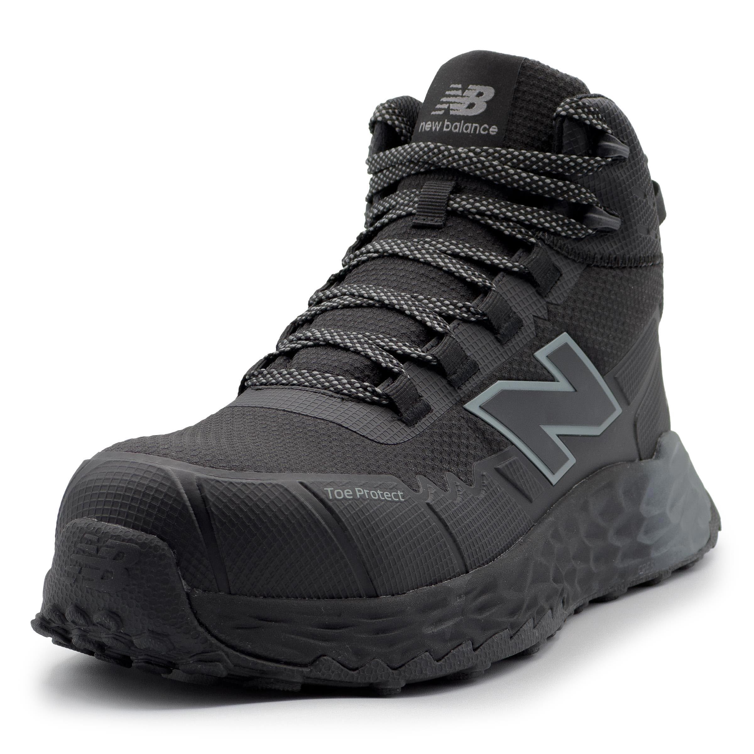 کفش صنعتی مردانه New Balance مدل Cremorne با نوک کامپوزیتی و فناوری Fresh Foam — سایز ۴۲٫۵ (EU)، رنگ مشکی/خاکستری