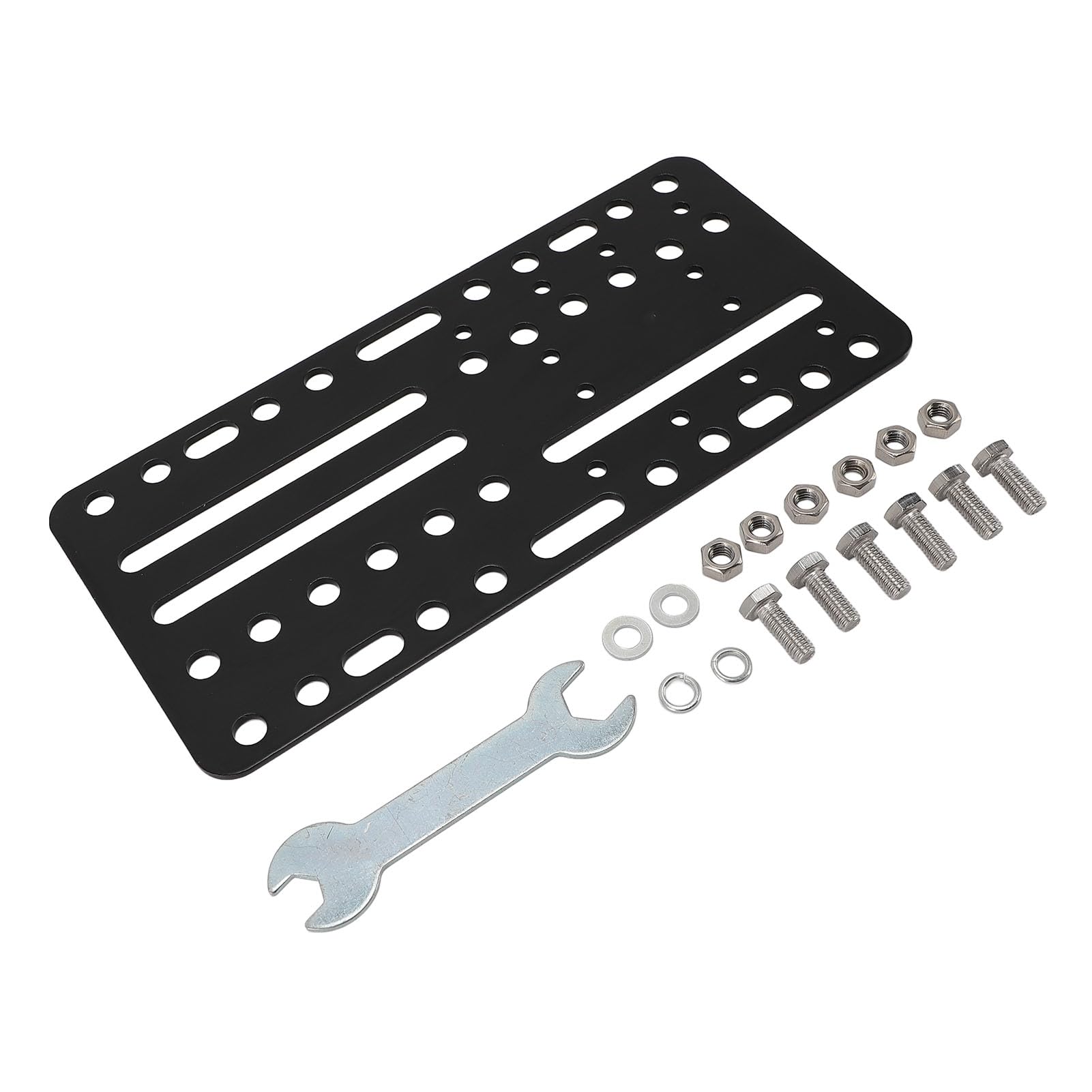 صفحه نصب دسته داغ USB بازی مسابقه، سازگار با G25/27/29 T500 14 بیت پی سی برای کارت SIM، دسته بازی با آداپتور چند سوراخ، پایان دهنده از جنس فولاد ضد زنگ سیاه